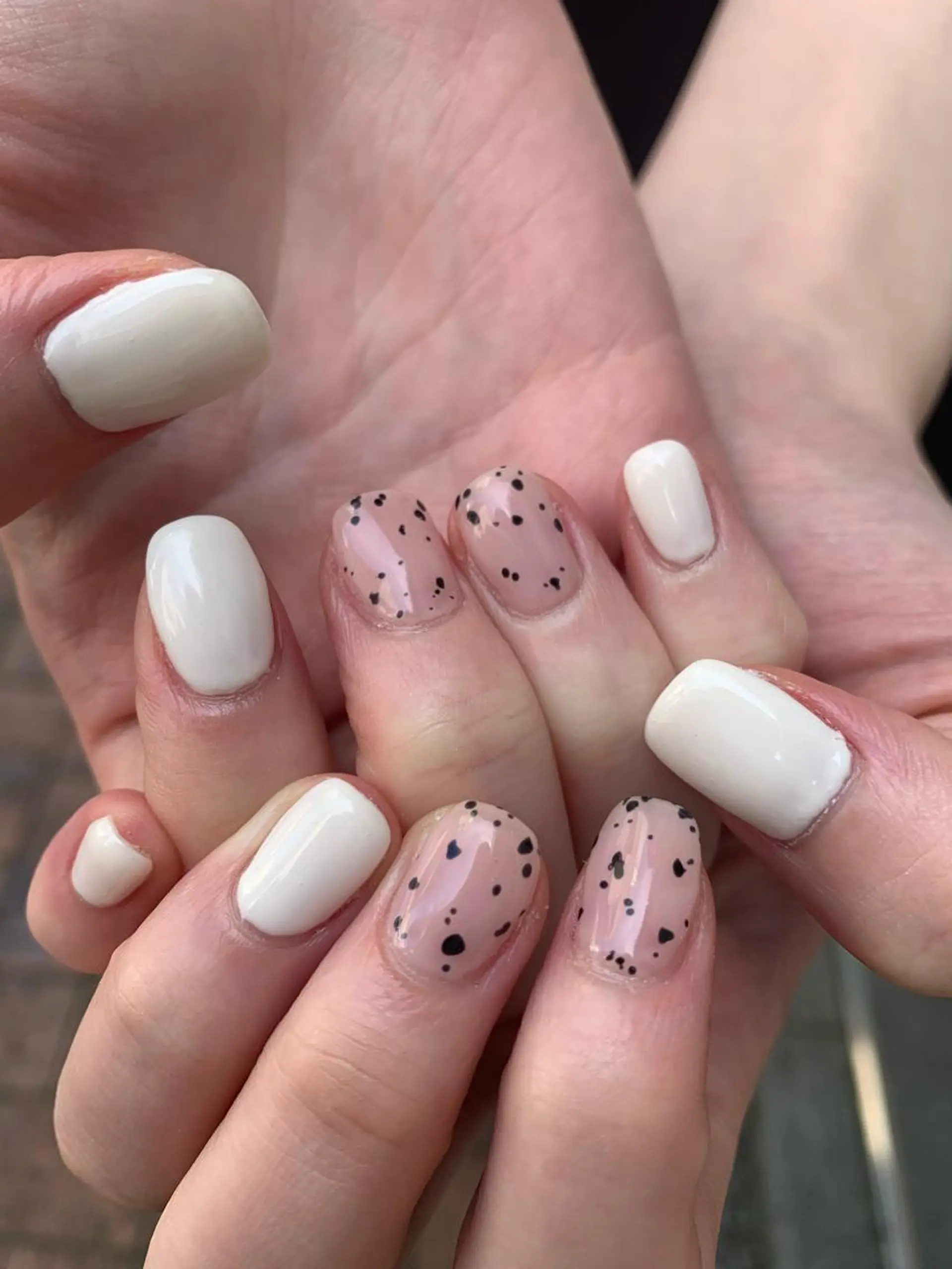 ネイル 韓国ネイル シンプルネイル ハンドネイル Kureha/ネイル トレンドヘアのマツエク・マツパデザイン