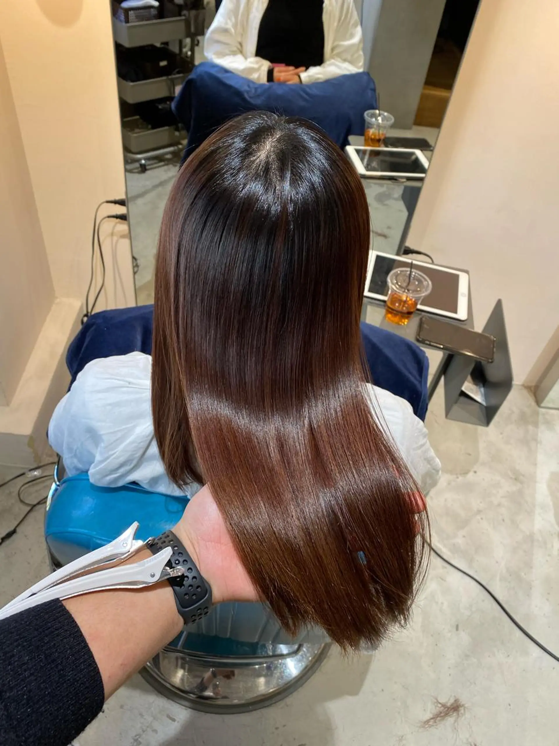 セミロング 縮毛矯正 トリートメント 必ず笑顔で帰っていた だきます！安田祐貴のヘアスタイル