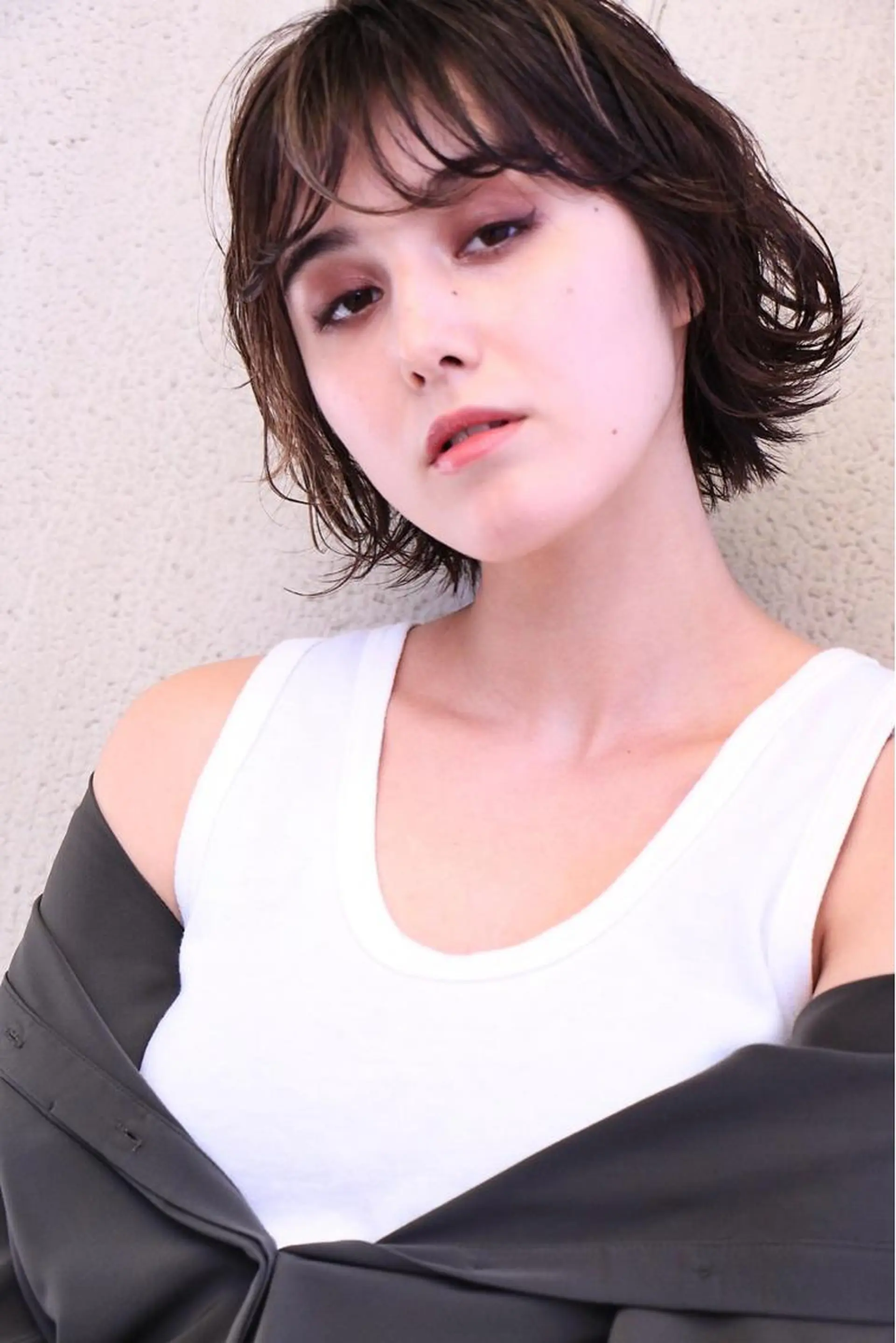 ショート カット ヘアカラー トリートメント 一ノ瀬 暁のヘアスタイル