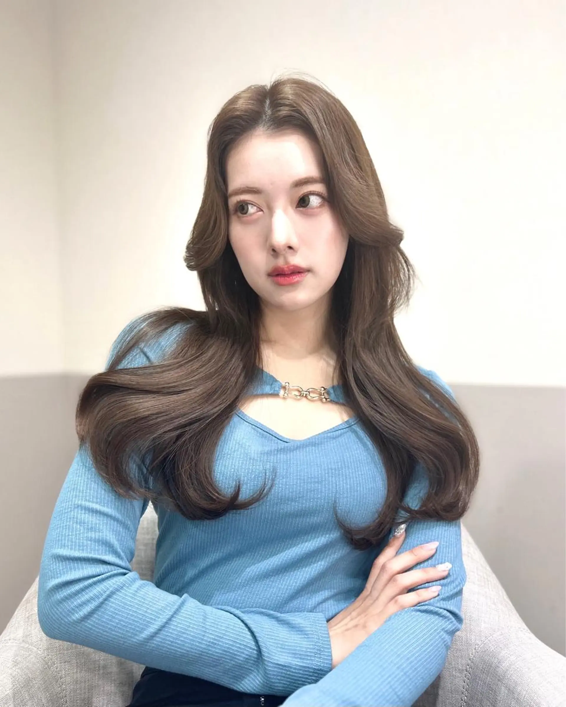 ロング 🌸MAYU🌸 ハイトーン➕レイヤーのヘアスタイル