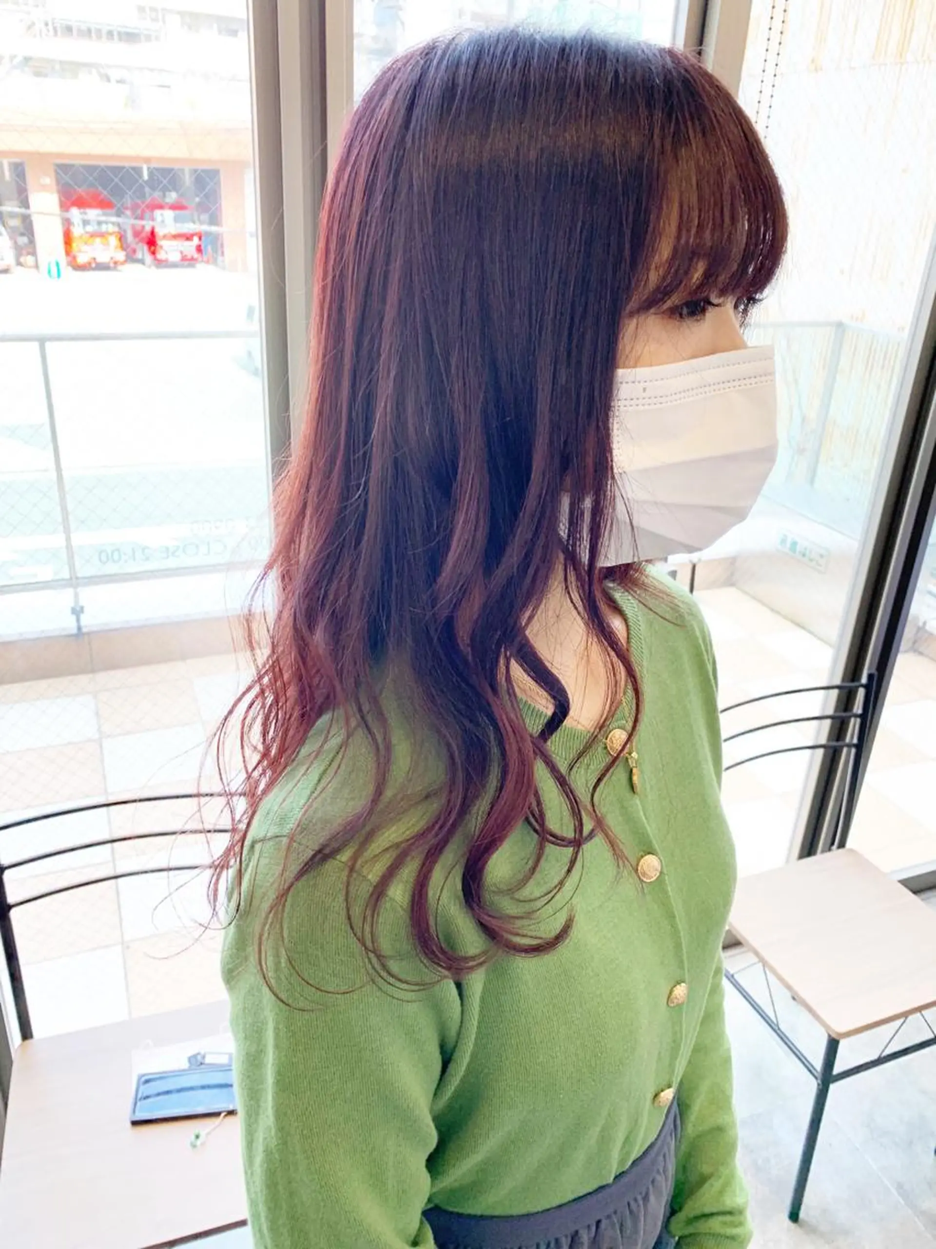 ロング カラー パーマ 名古屋駅/トップス タイリスト/大黒拓哉のヘアスタイル