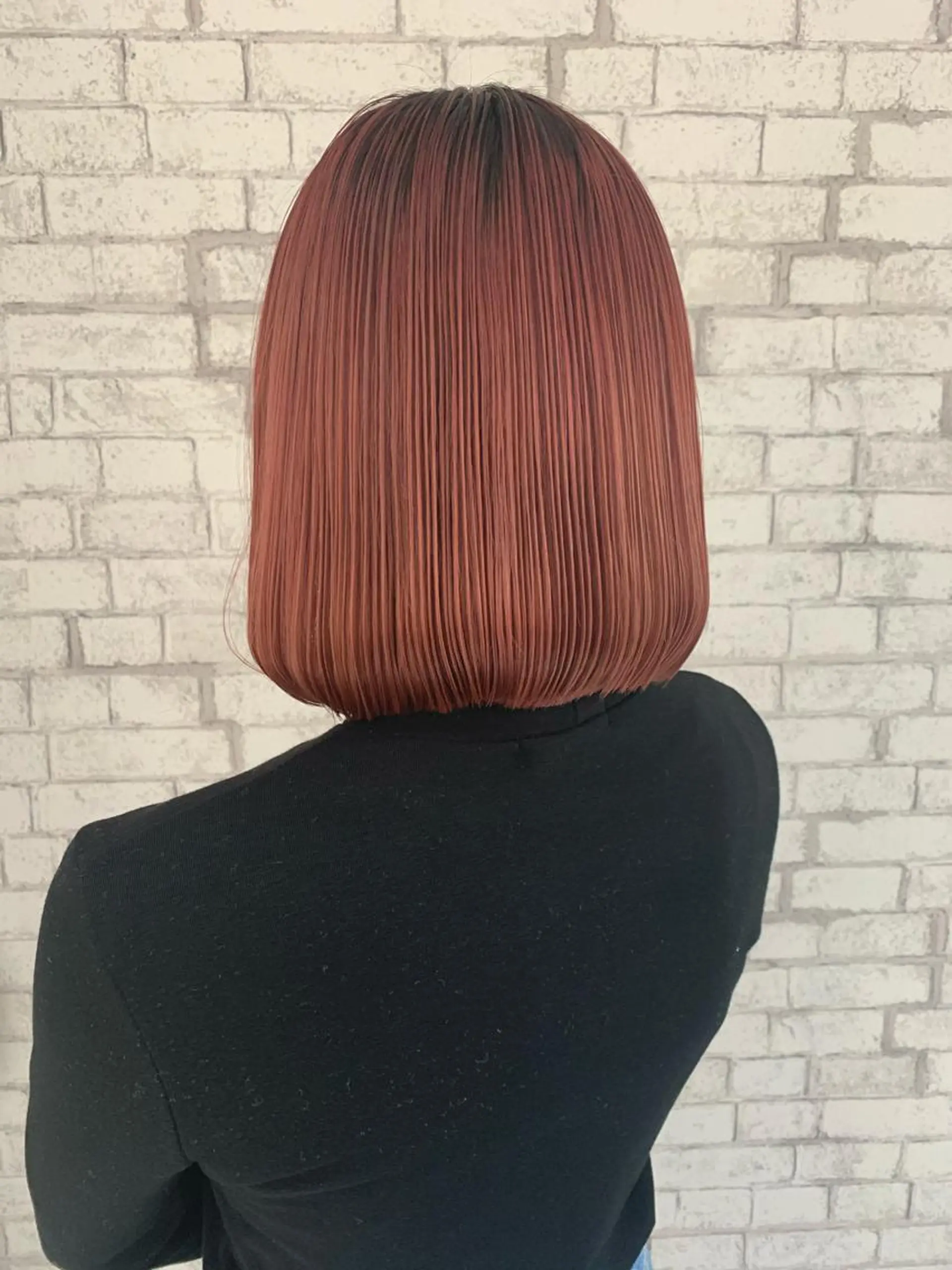 ミディアム カラー ✂️小顔カット✂️ 山本有紀のヘアスタイル