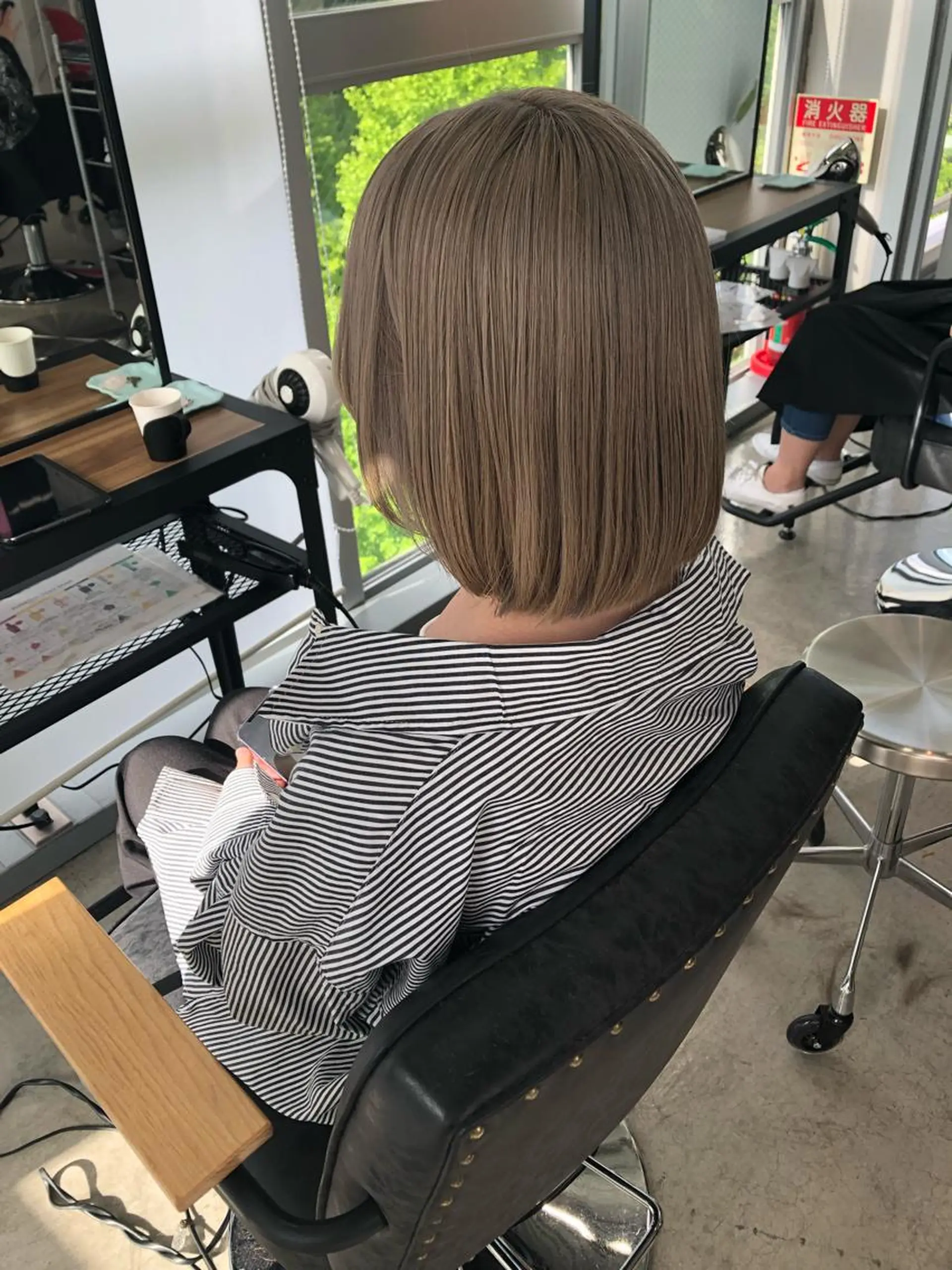 ミディアム 大友 正晴のヘアスタイル