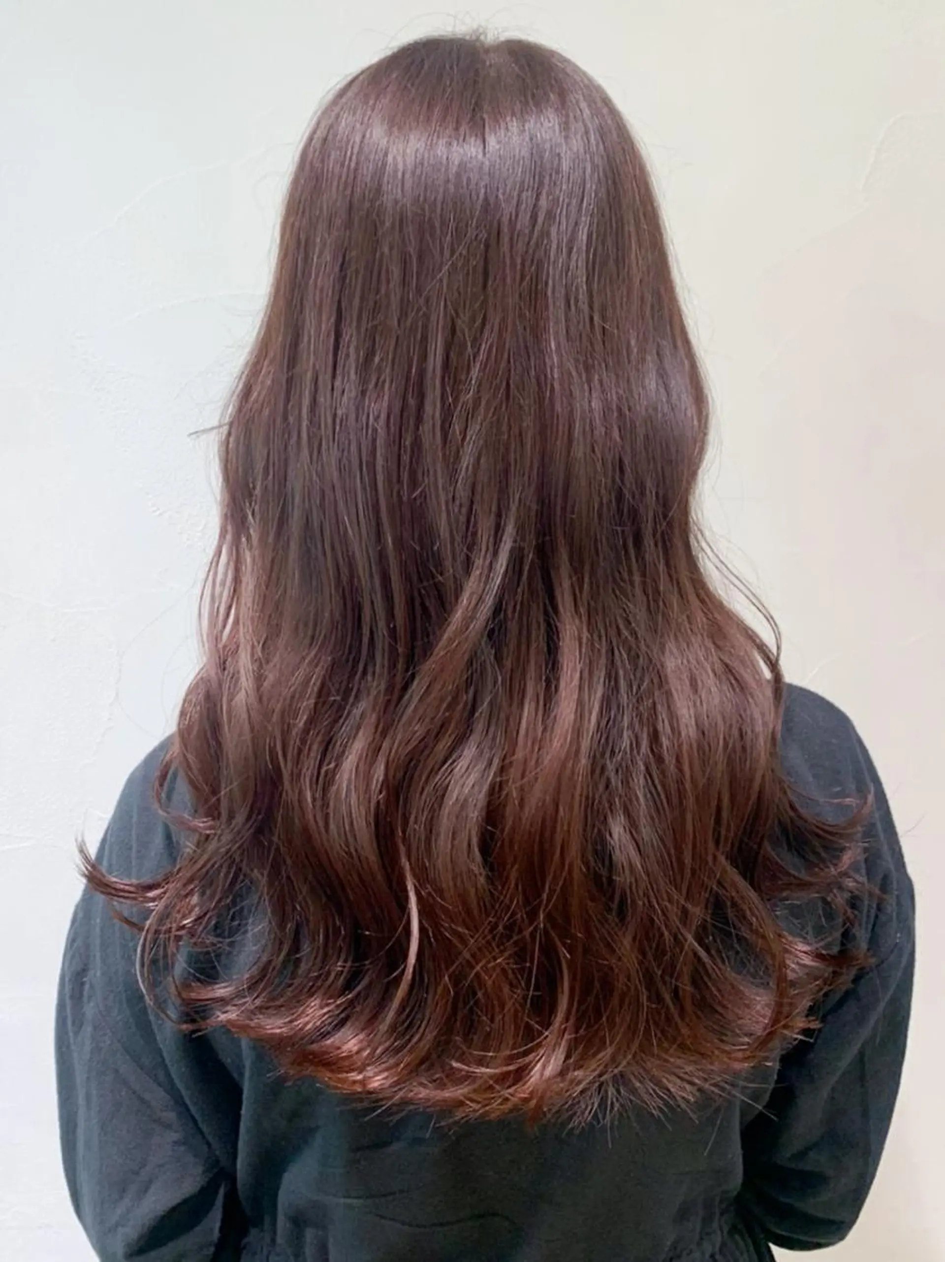 セミロング カラー パーマ ヘアアレンジ ラベンダーカラー ITbyALBUM 松戸のヘアスタイル