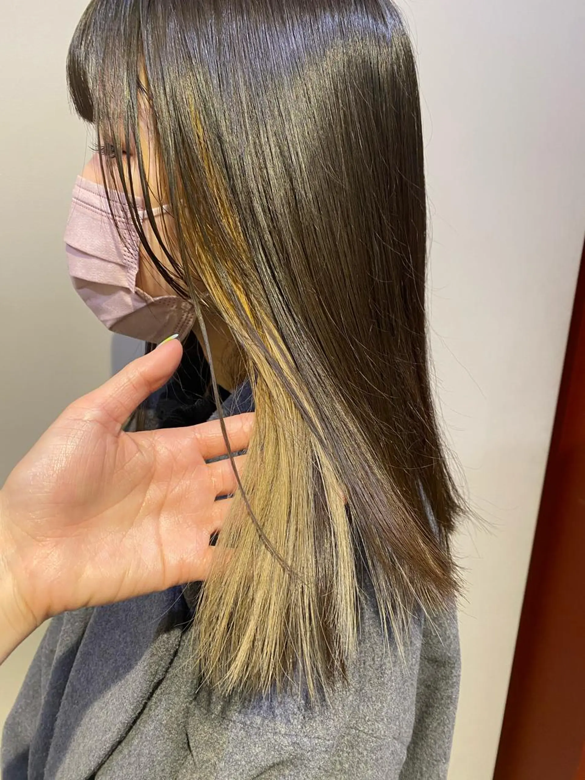 カラー 高発色ブリーチ/ ハイレイヤー🪽aiのヘアスタイル