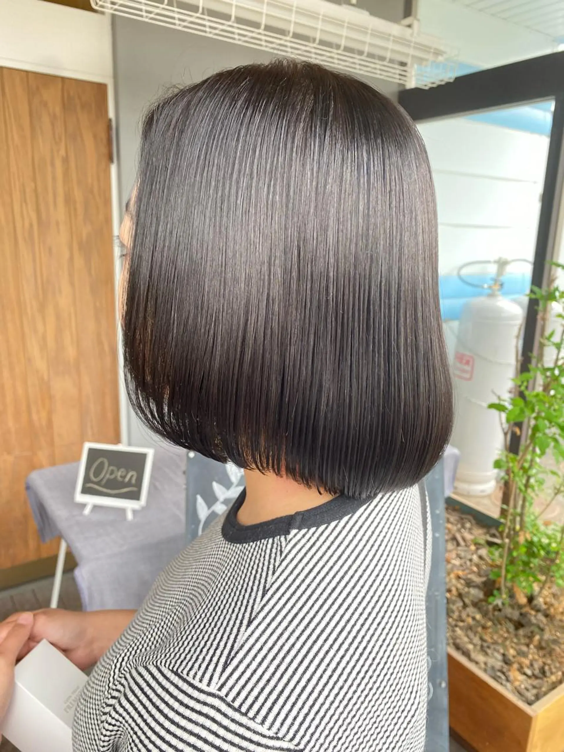 ミディアム カラー ブルーカラー 透明感カラー ネイビーカラー トリートメント MIKU ／fulamのヘアスタイル