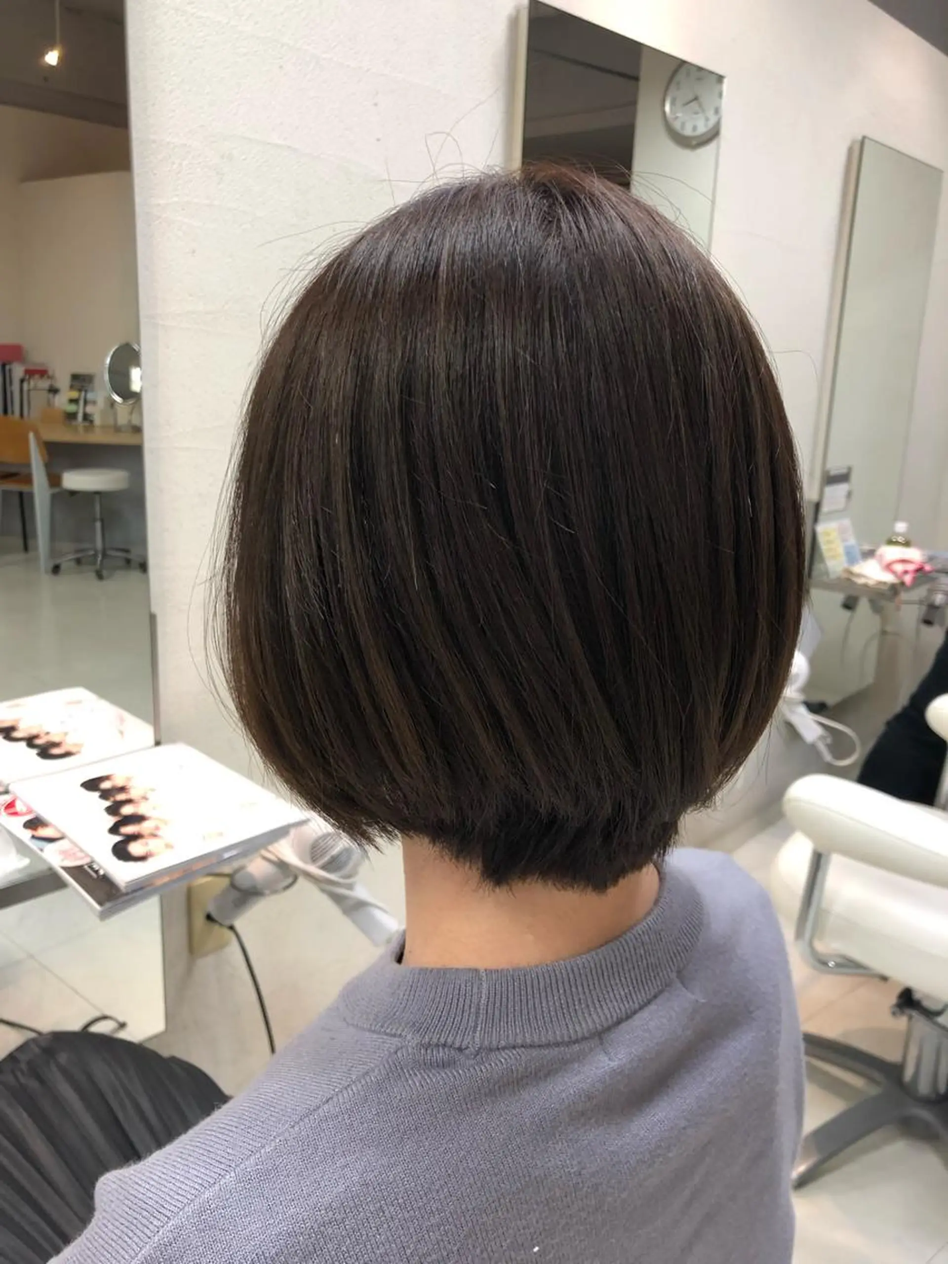 ショート カラー ボブ ショートヘア 阿部 美咲のヘアスタイル