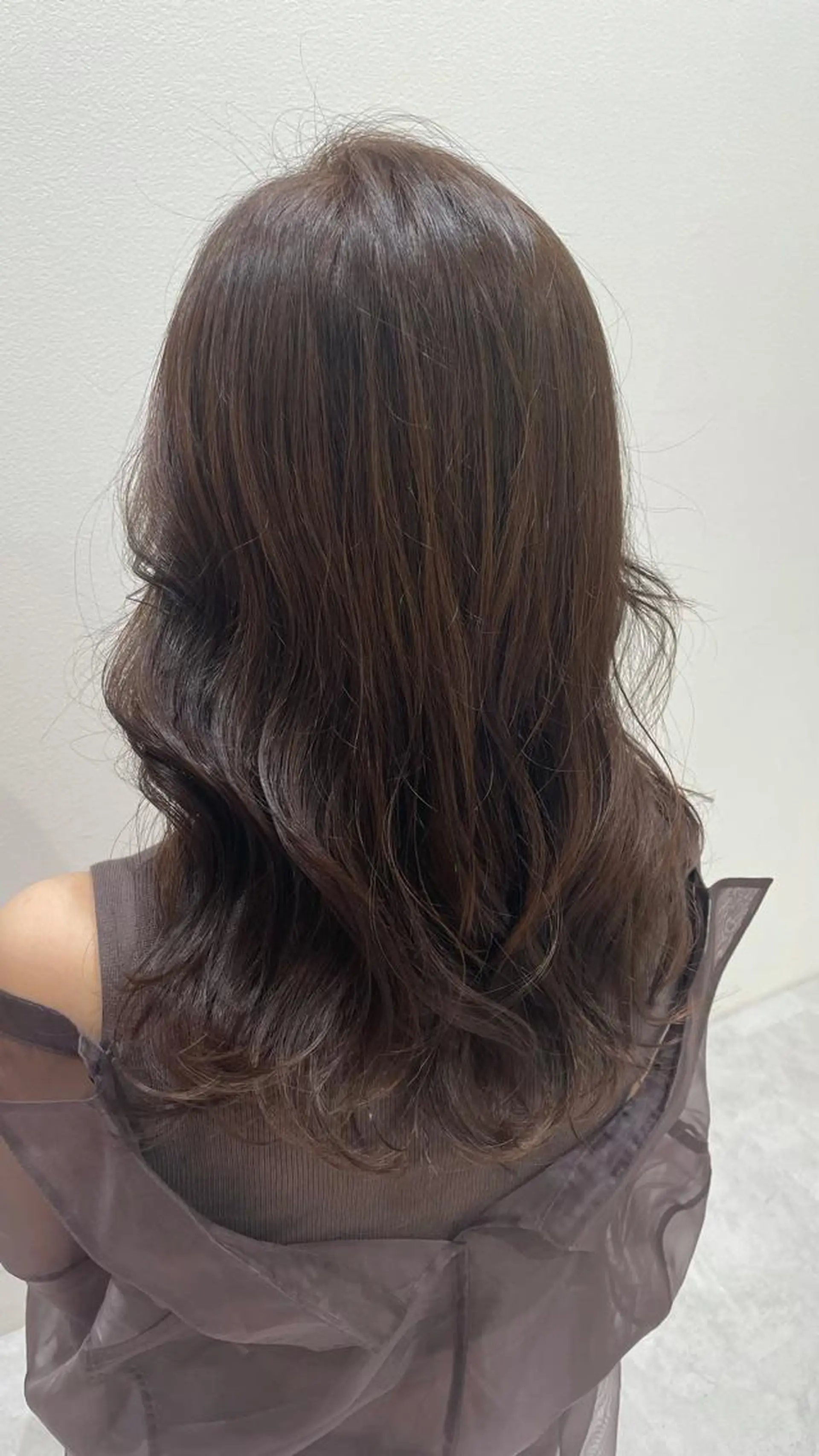 ロング パーマモデル募集🌈 森脇帆南のヘアスタイル