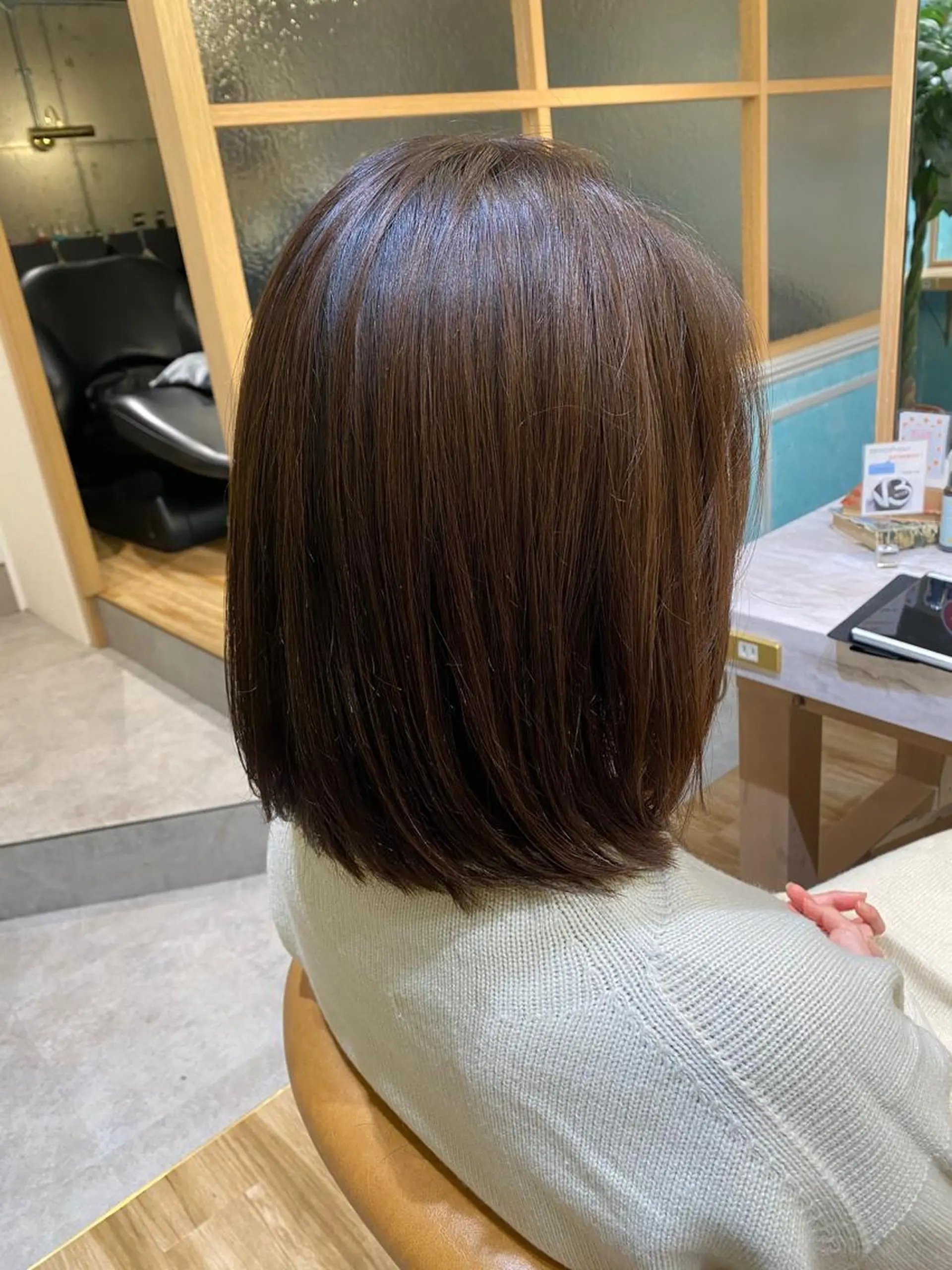 ミディアム ボブ 山本翔一郎 韓国顔周りレイヤーのヘアスタイル