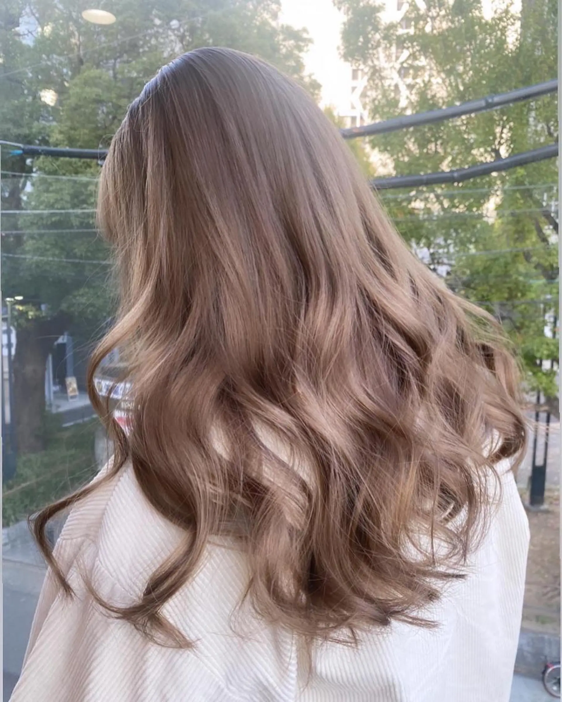 セミロング カラー ベージュカラー ミルクティーベージュ 鈴木/ニュアンス パーマ/メンズのヘアスタイル