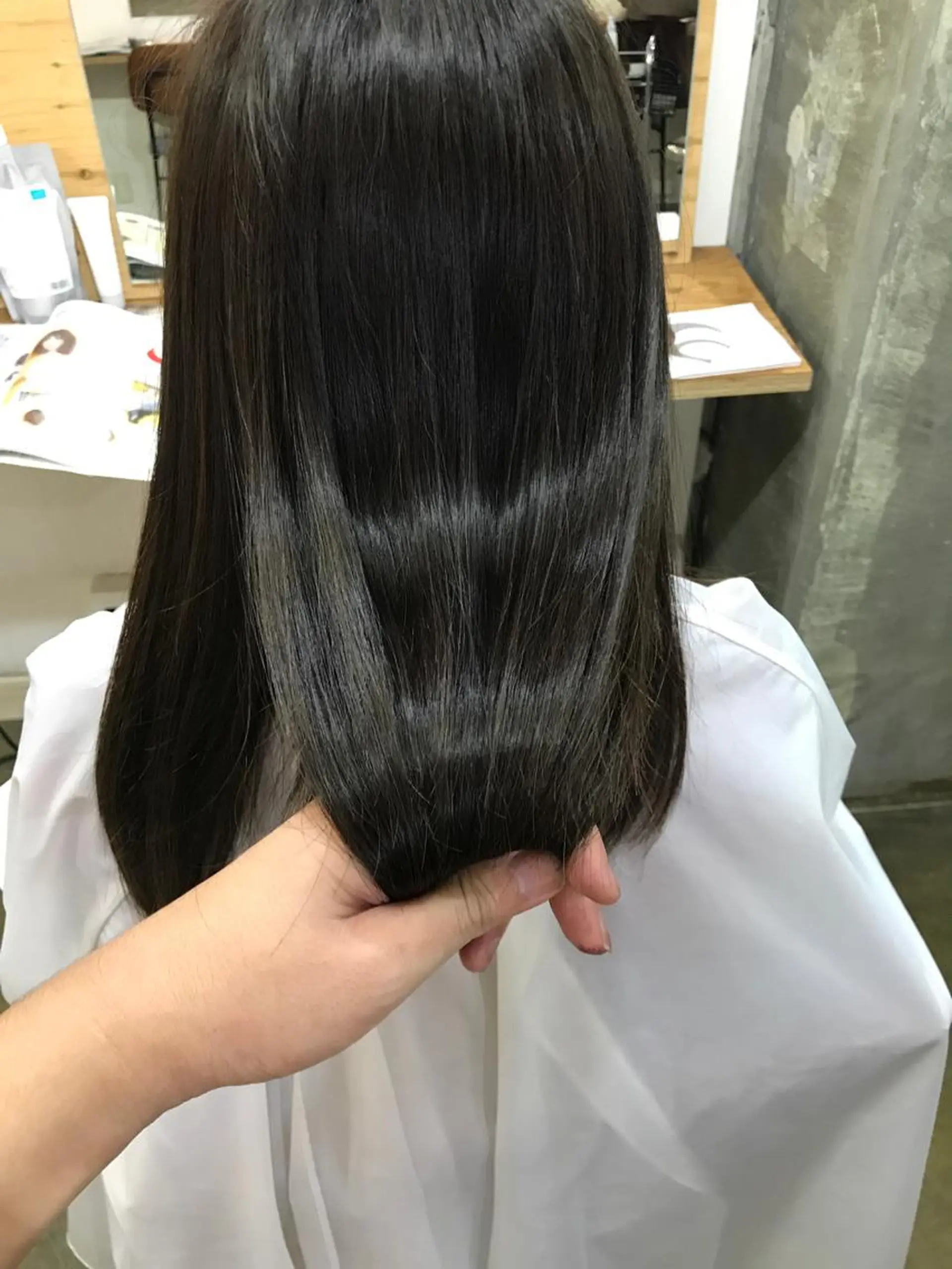 セミロング カラー 髪質改善 カット ヘアカラー トリートメント 💎髪質改善💎 デザイナーshinのヘアスタイル