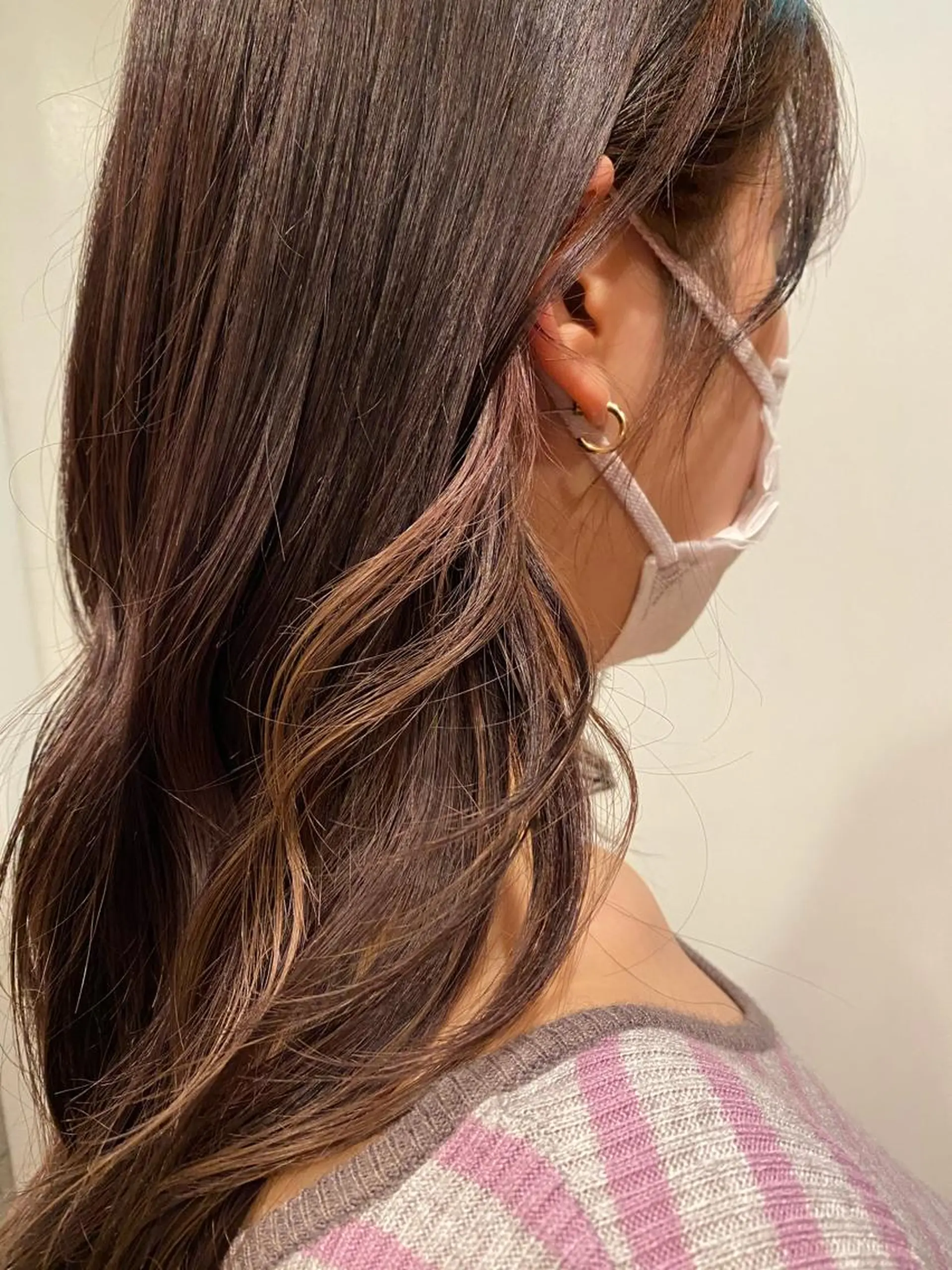 ロング カラー ヘアアレンジ ミズタ マイのヘアスタイル