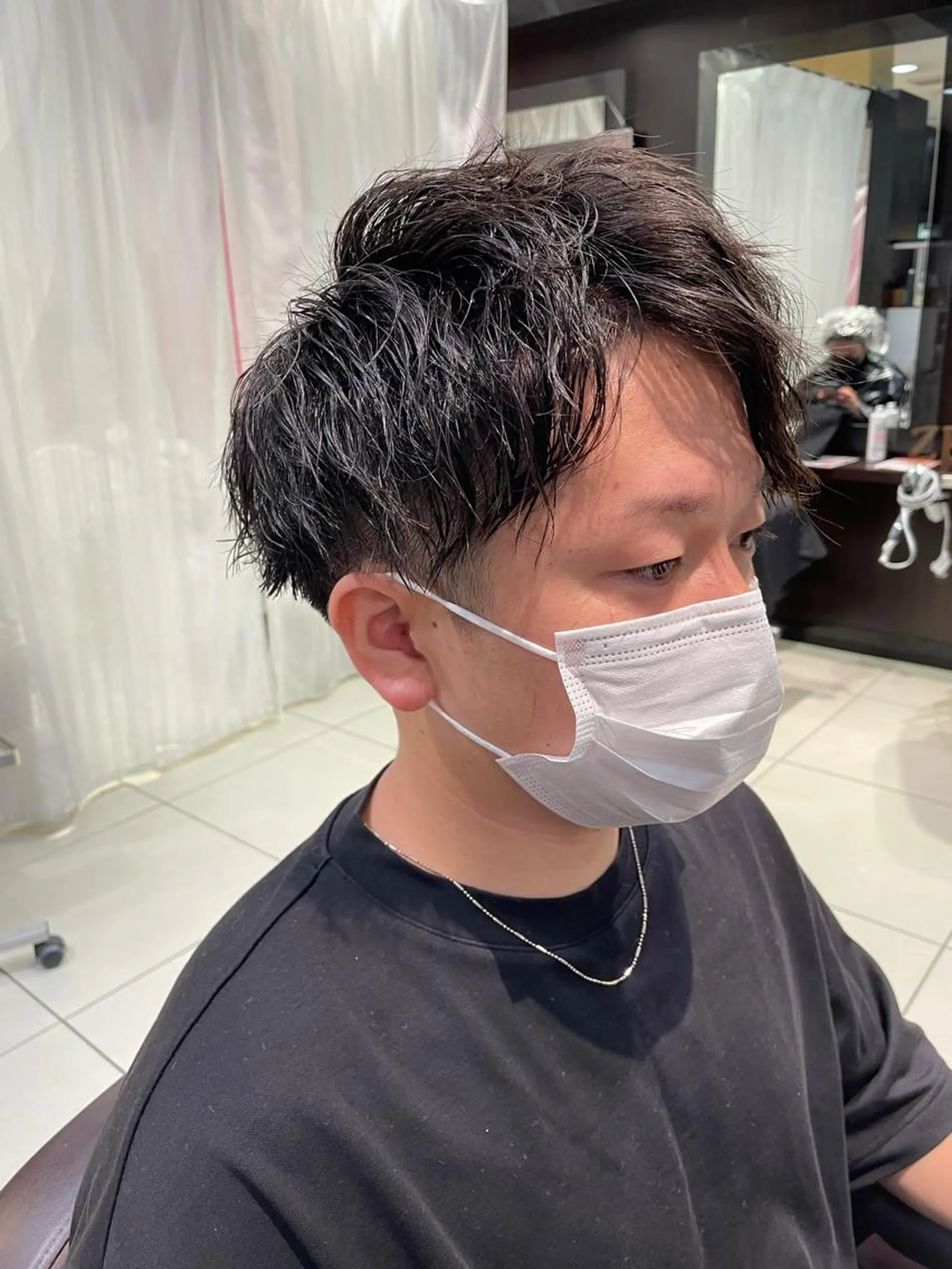 パーマ メンズ AMI ウルフパーマ/メンズのヘアスタイル