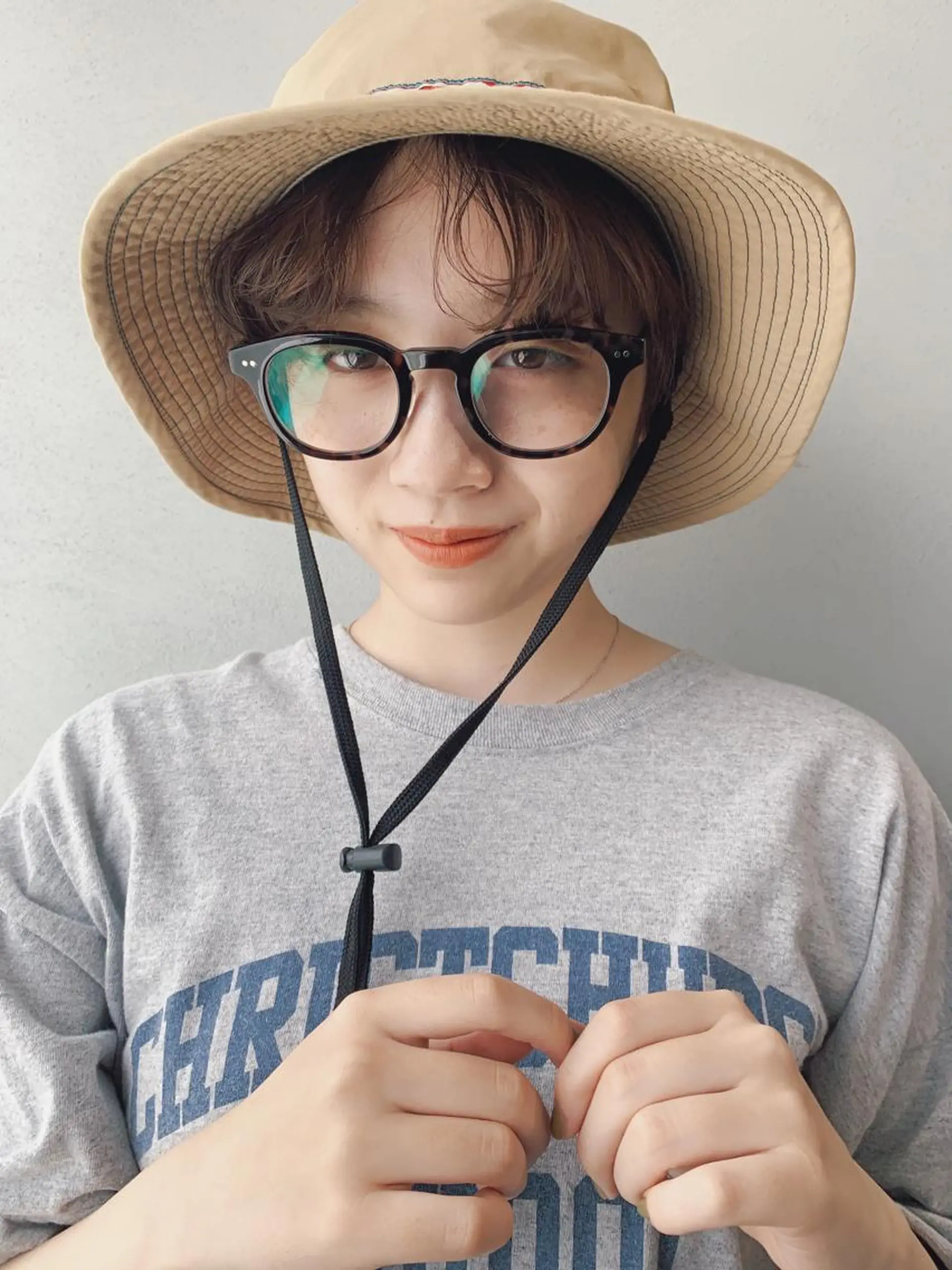 ショート カラー ボブパーマコテ巻き風 パーマNo1深江秀平のヘアスタイル