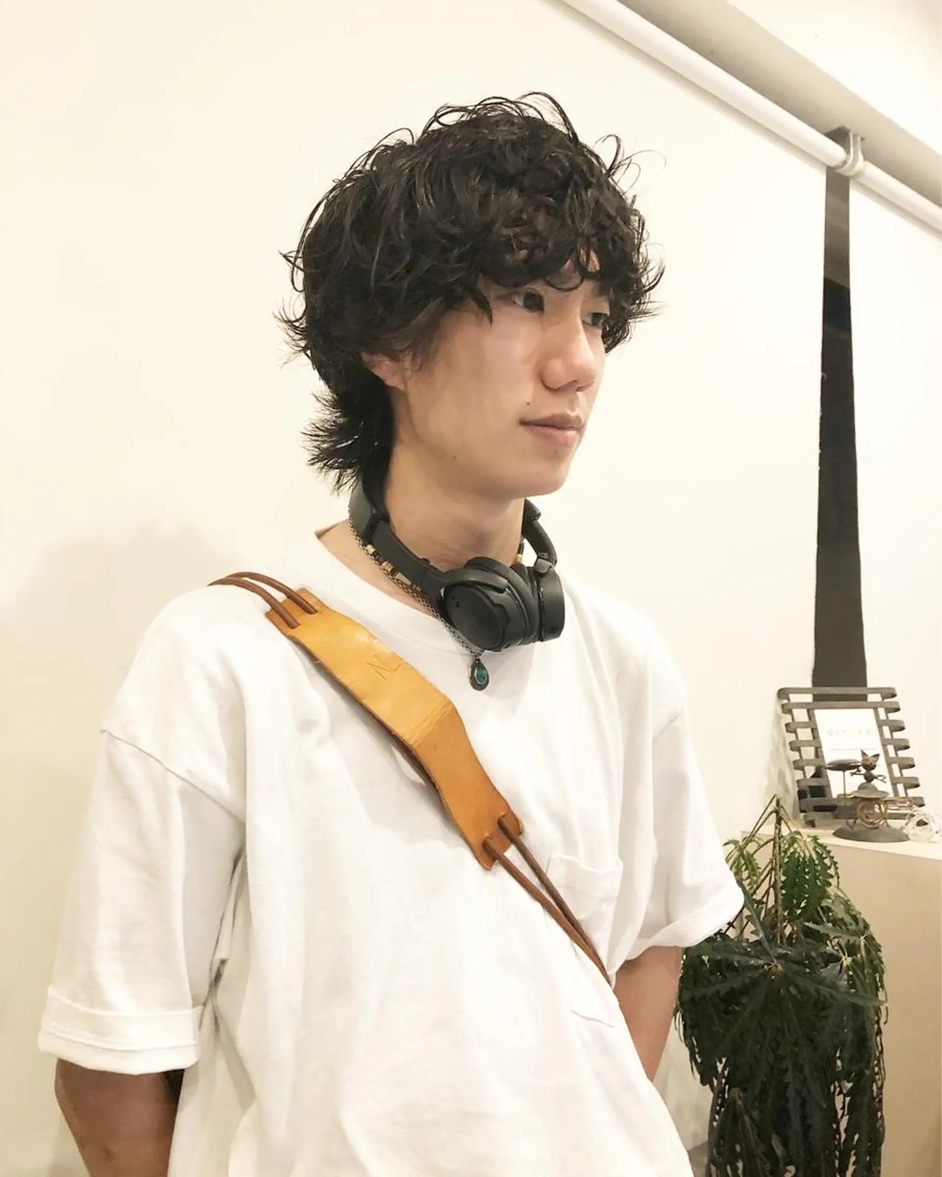 パーマ ヘアアレンジ メンズ メンズパーマ メンズウルフカット ウルフカット カット パーマ トリートメント ヘアセット メンズ特化✂️栗原 侑也のヘアスタイル