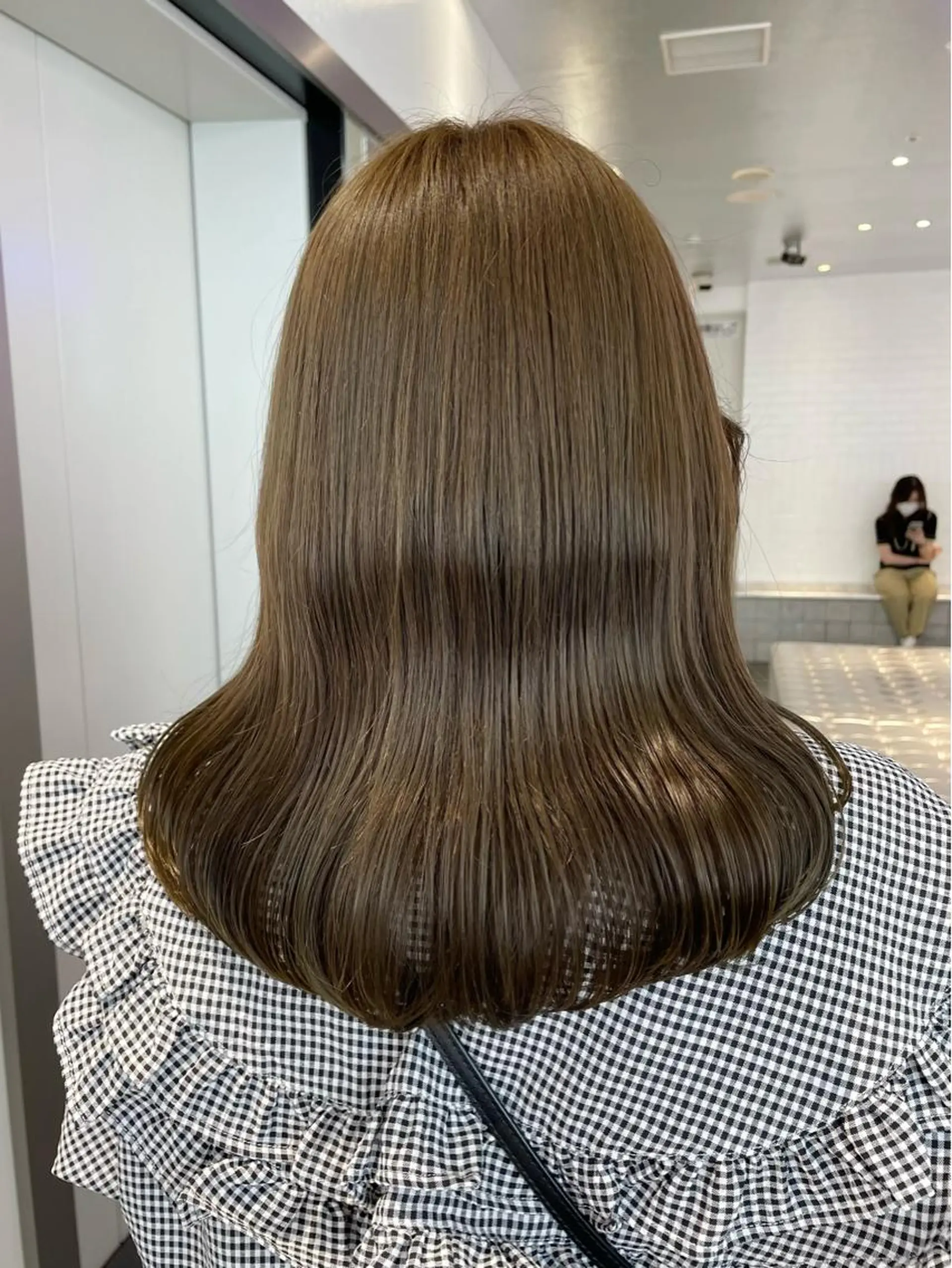 ショート カラー ヘアアレンジ ベージュカラー オリーブベージュ ボブ×柔らかいカラー 🌷misaki𓍼のヘアスタイル