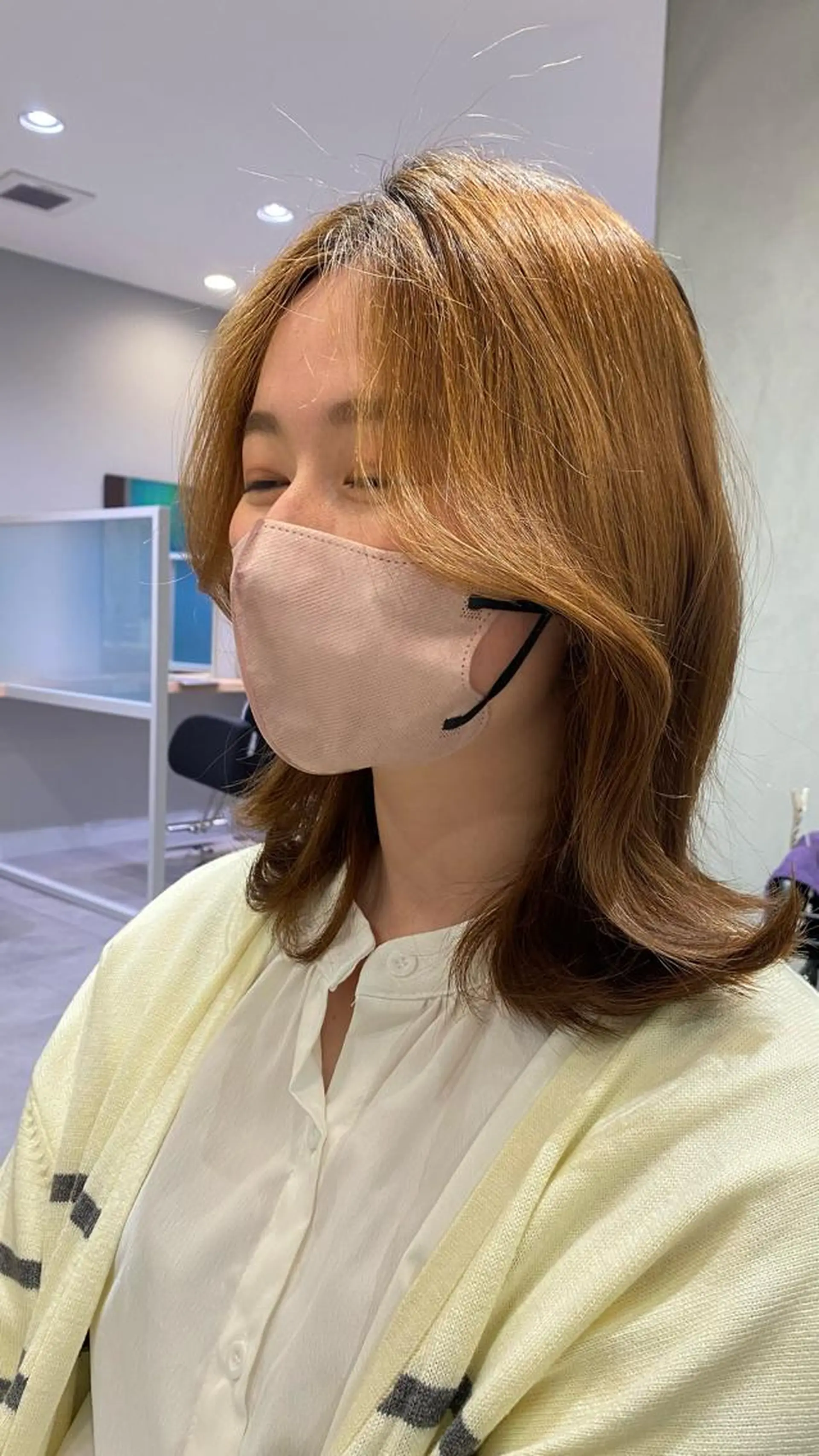 ミディアム くびれヘア マスイ カイセイのヘアスタイル