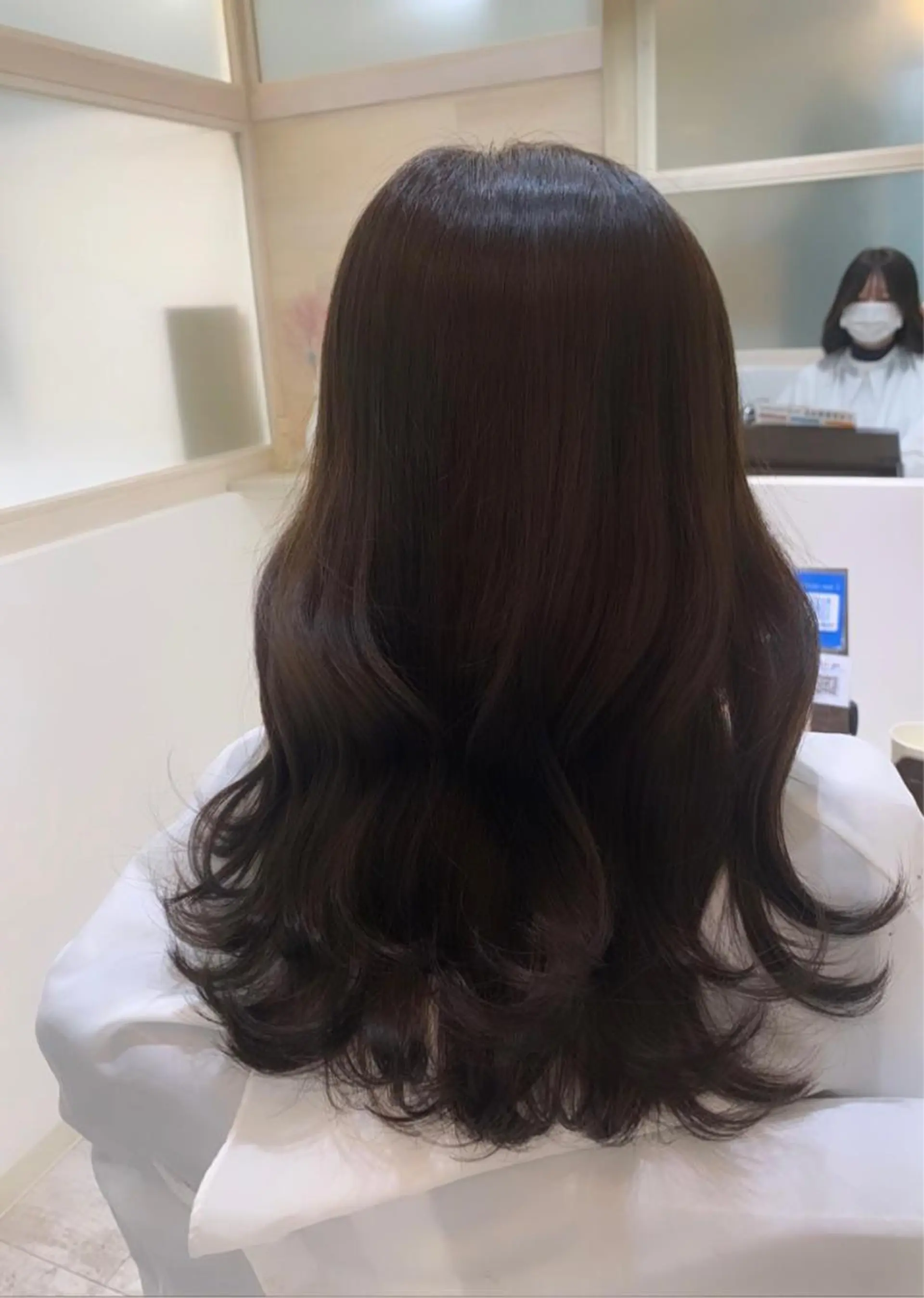 ロング 垢抜け 雰囲気アップ ふにゅう ののかのヘアスタイル