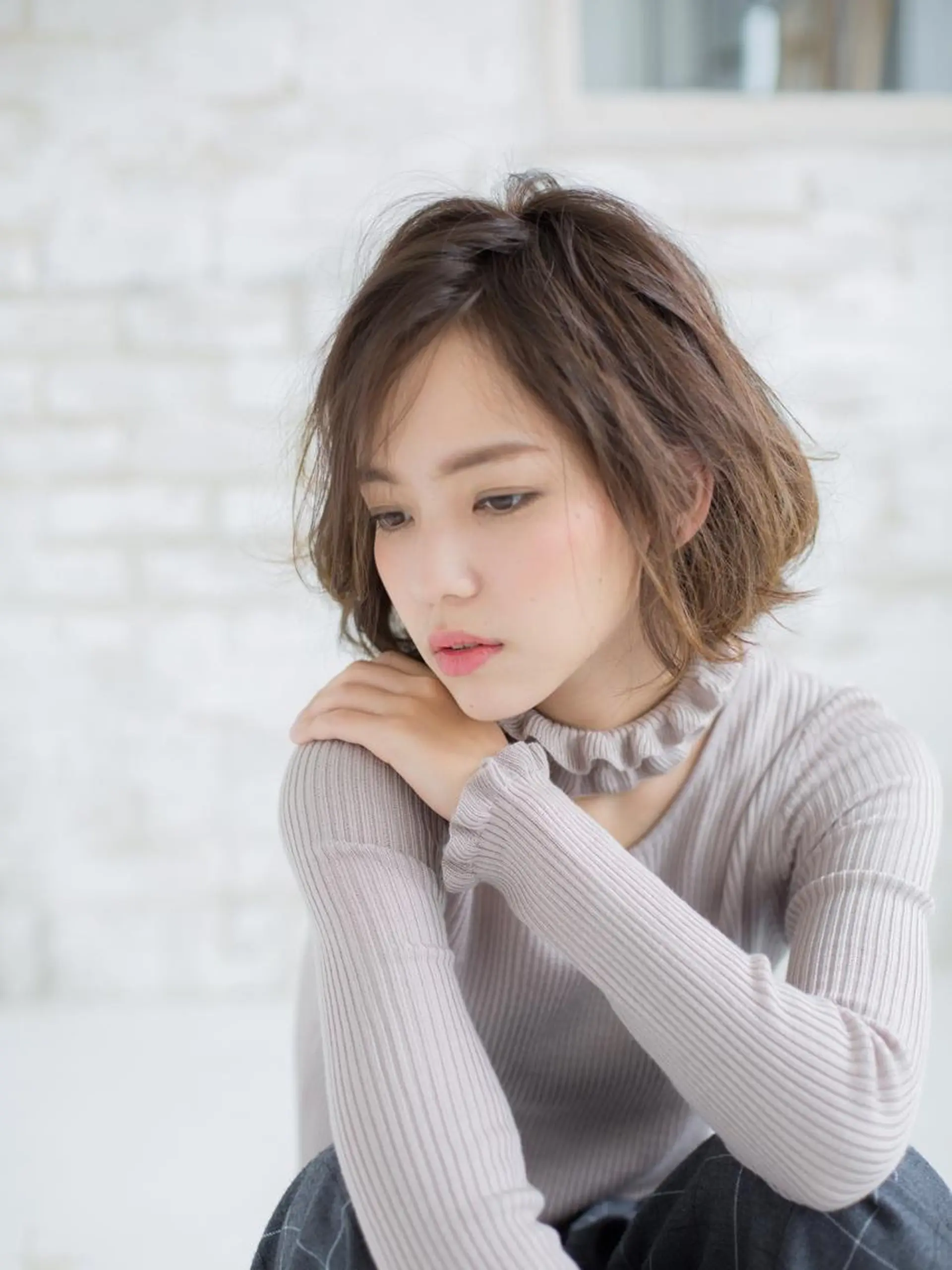 ミディアム INCE HAIR 竹牟礼翔のヘアスタイル