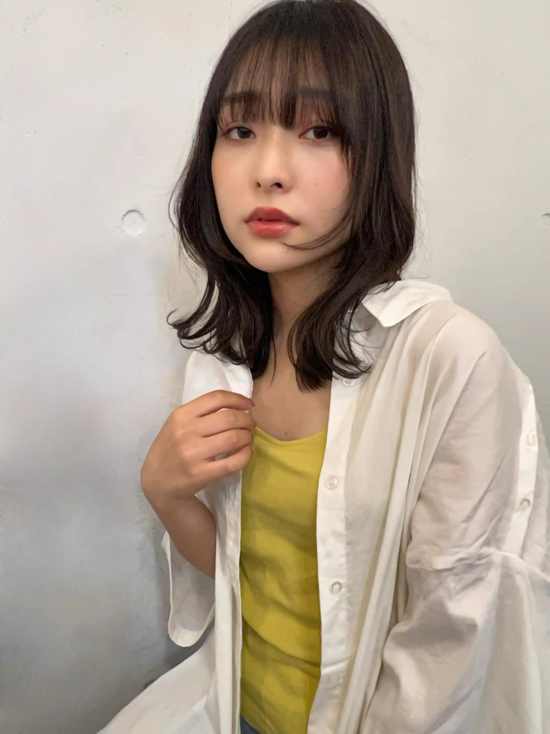 ミディアム 🍃透明感スタイル ｙｕ-ｋａ🍃のヘアスタイル