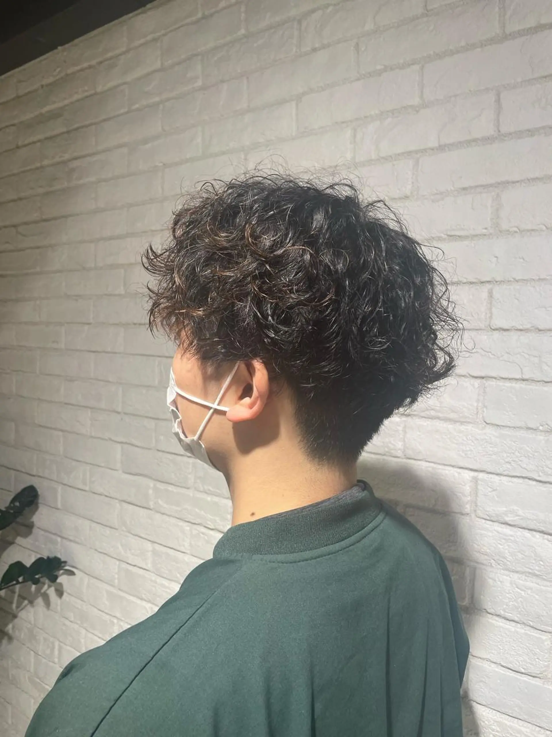 ショート パーマ メンズ メンズパーマ メンズツイストパーマ ツイストパーマ 小野寺 もものヘアスタイル