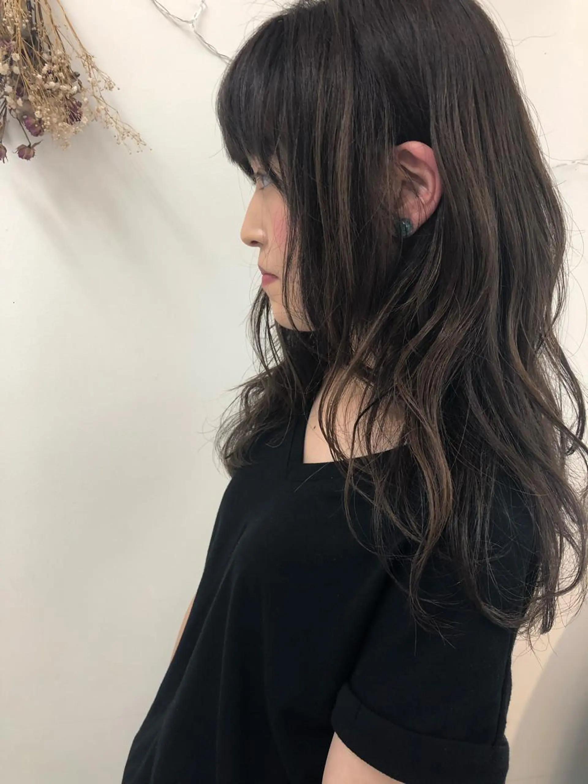 ロング カラー タナカ タクヤのヘアスタイル