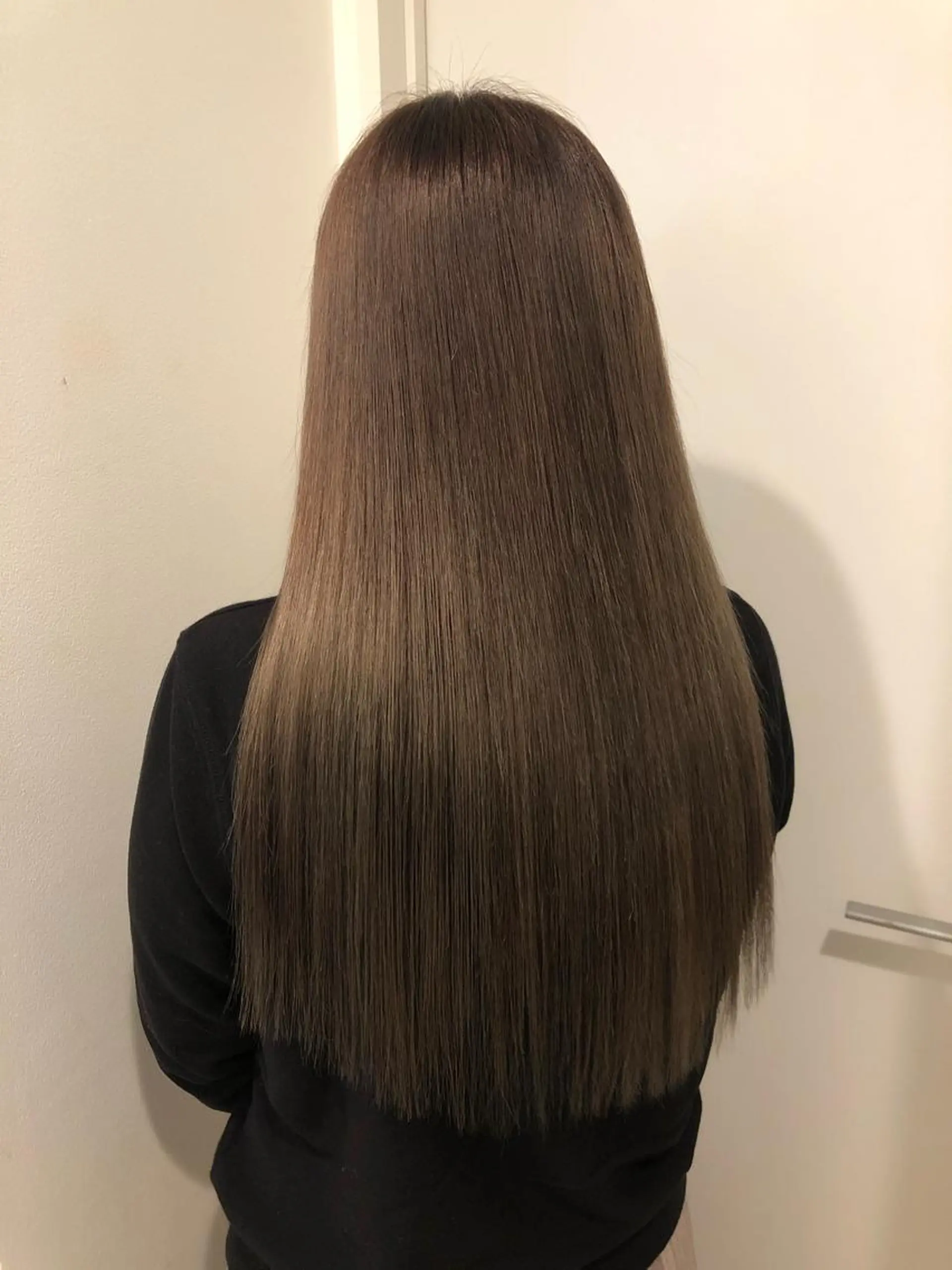 ロング カラー グレージュ カット ヘアカラー トリートメント 🧡艶髪ちゅるん髪 🫧🧡YUKI❄️のヘアスタイル