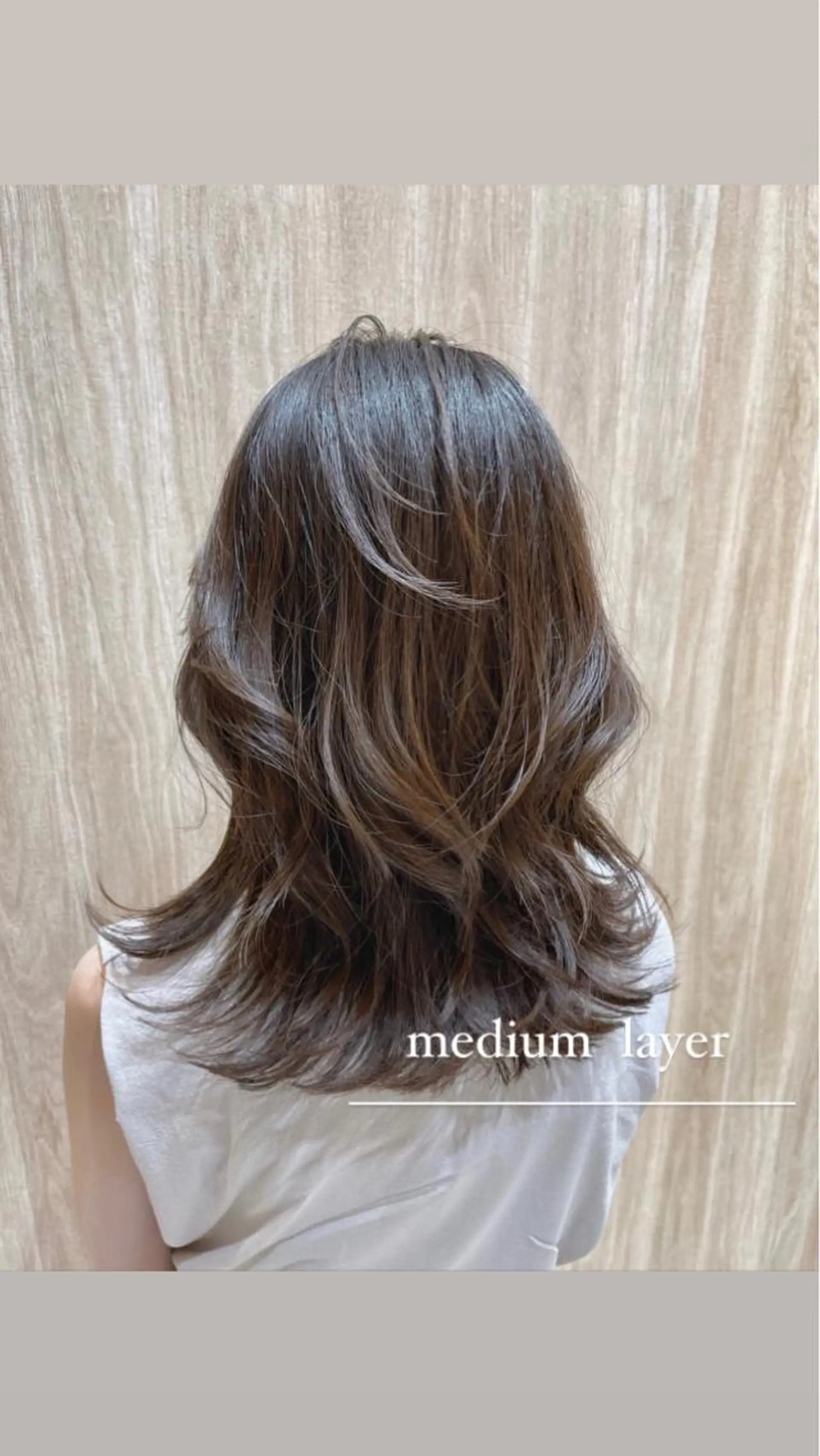 ミディアム カット k-two top stylist 林原のヘアスタイル
