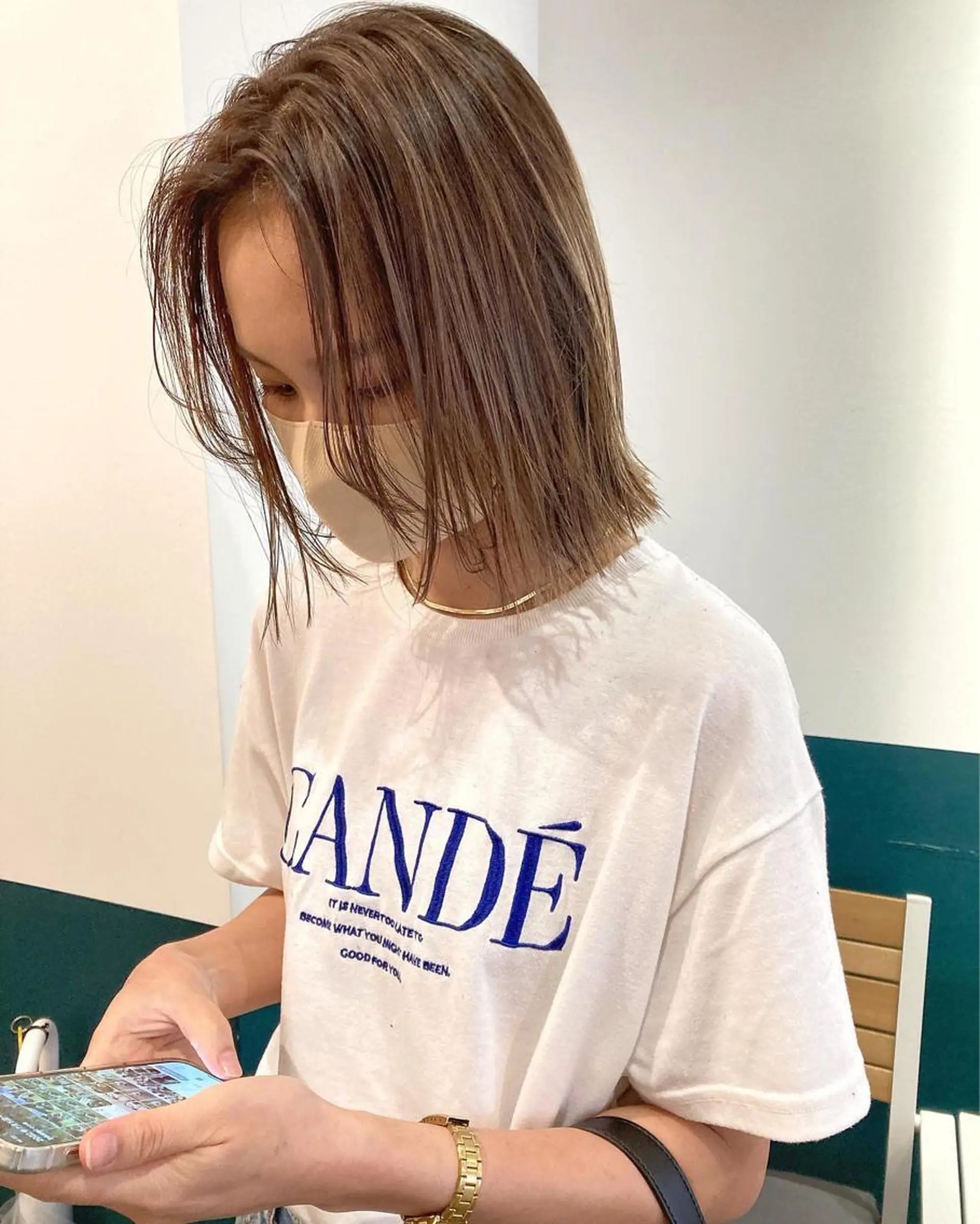 ショート ハイライト カット ヘアカラー カラーリスト菅野 竜矢🌈のヘアスタイル