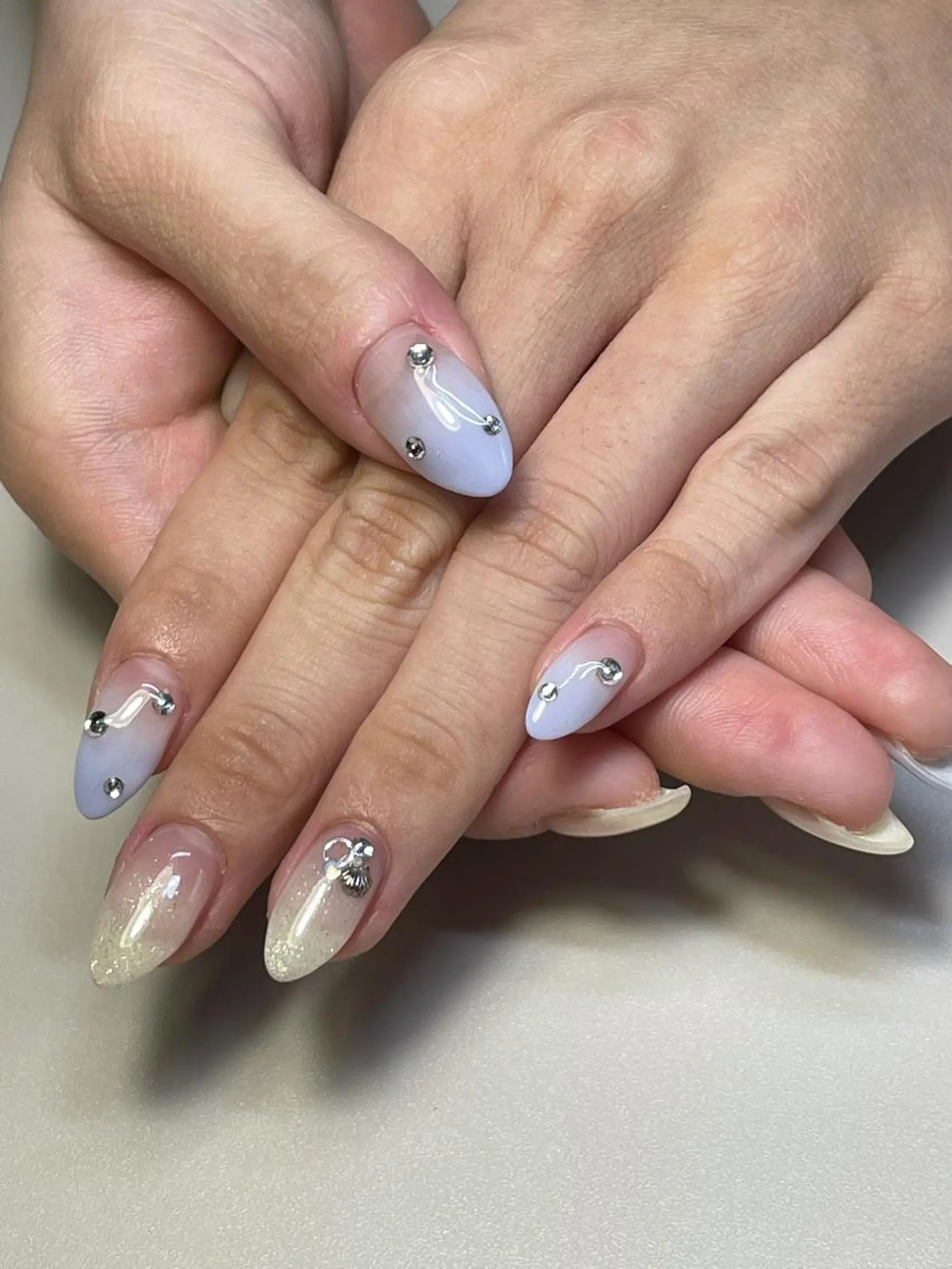 ネイル ストーンネイル ハンドネイル kipinail 川﨑えりかのネイルデザイン