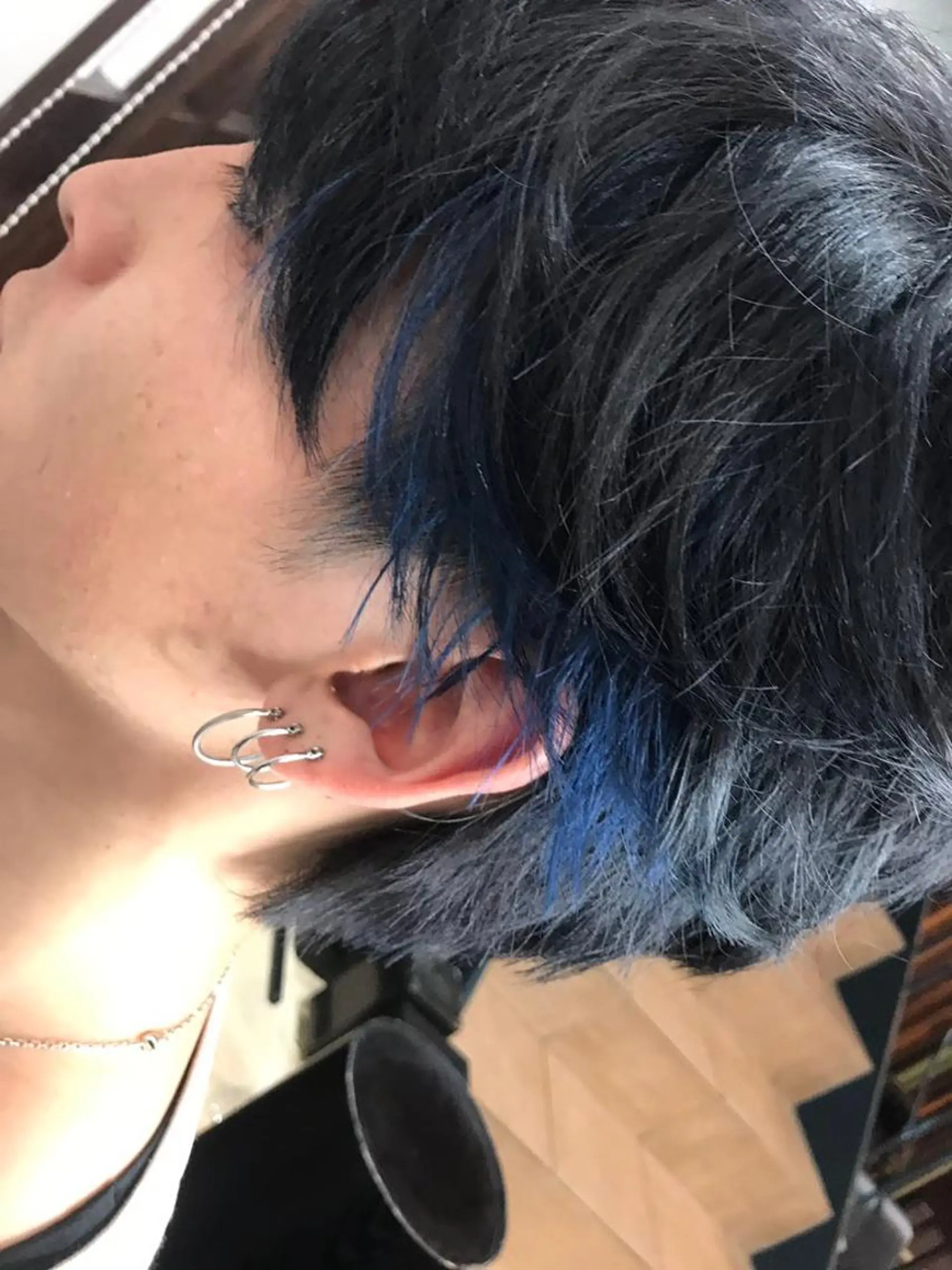 ミディアム メンズ Zina天王寺 CHIAKIのヘアスタイル