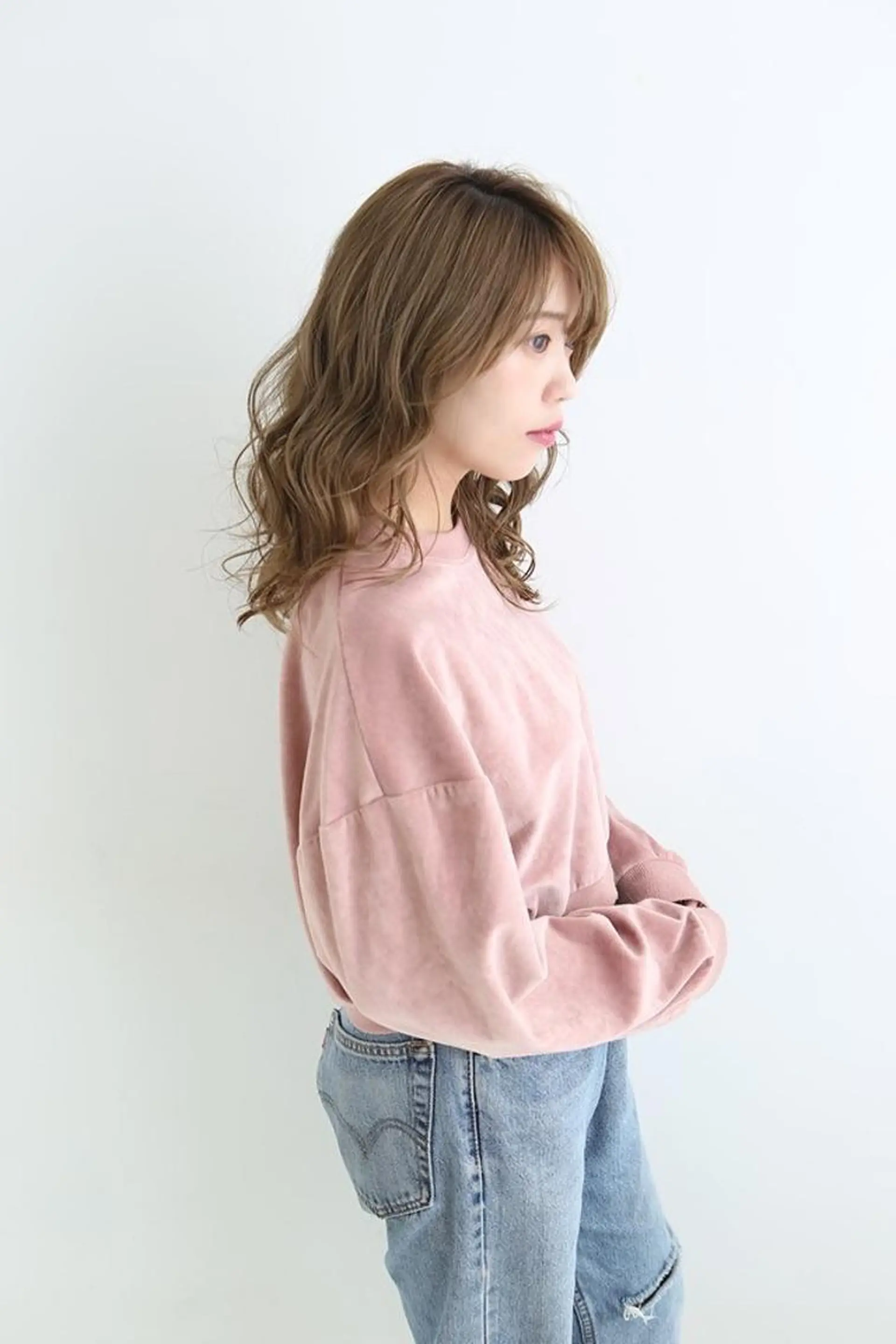 セミロング 坪井 彰吾のヘアスタイル