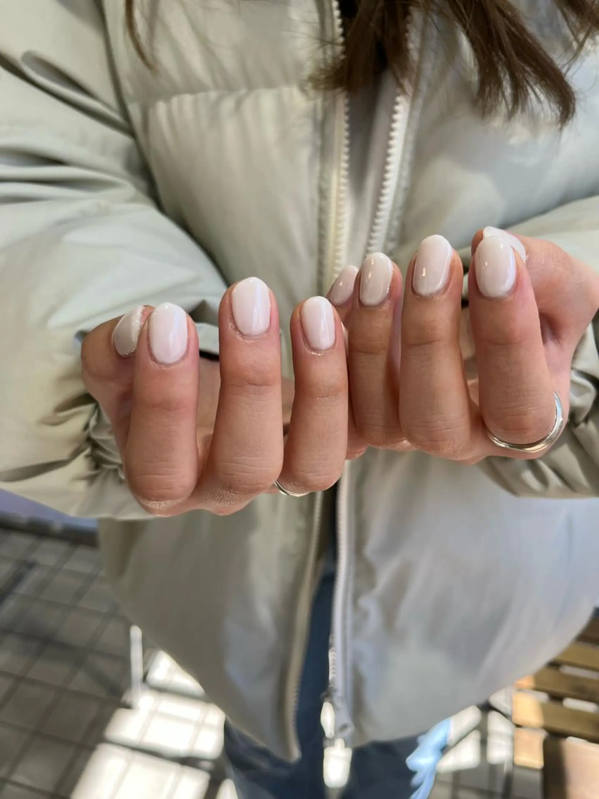 ネイル ホワイト 💖デザインカラー/ タダ ハナカ💖のヘアスタイル