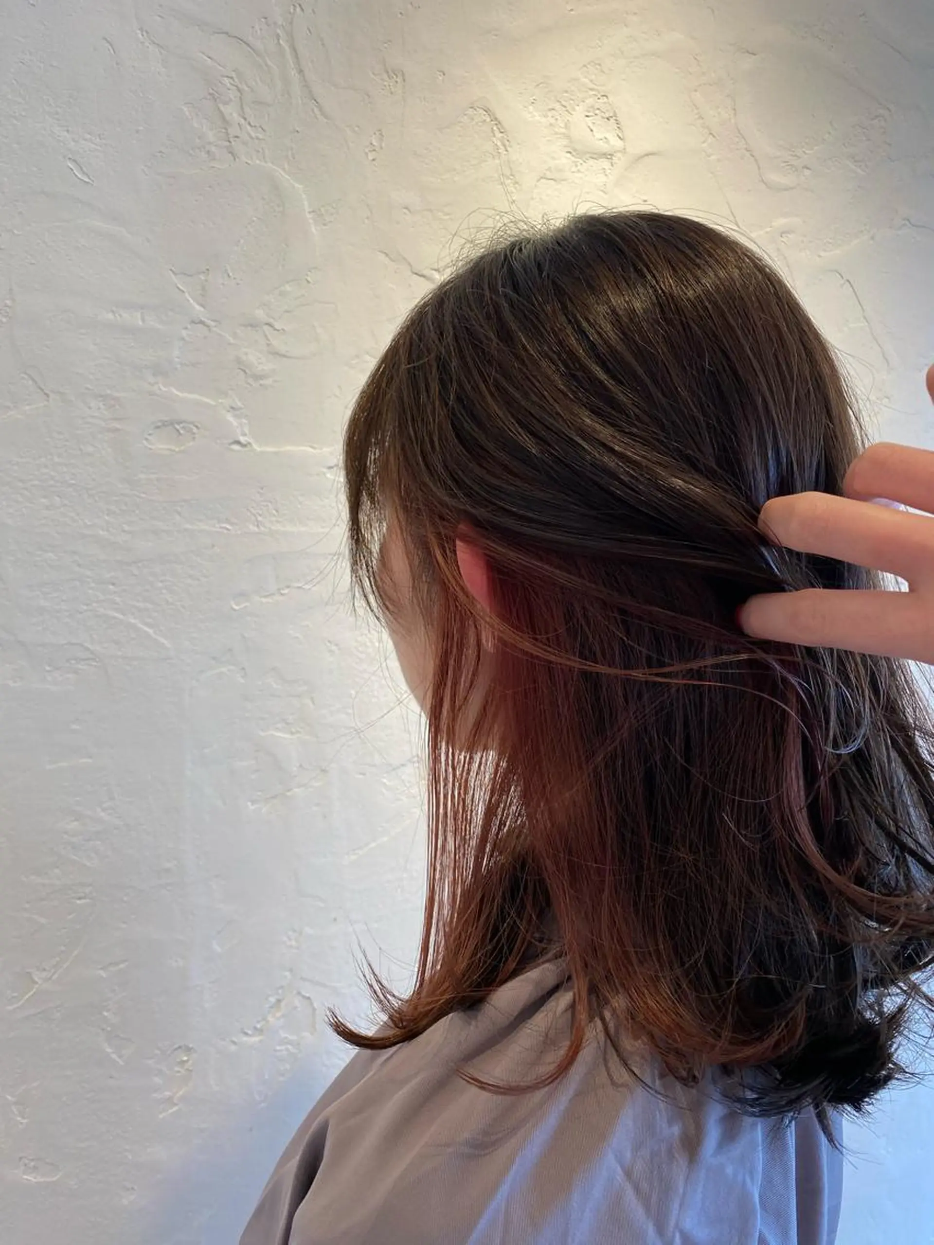 カラー イヤリングカラー 蓮沼 今日子のヘアスタイル