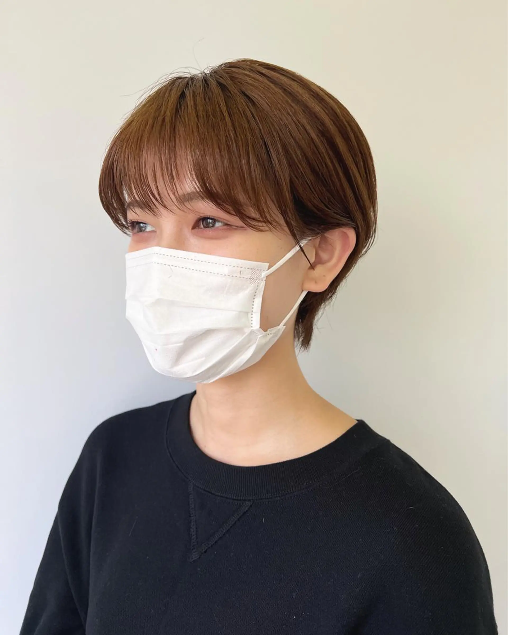 ショート カラー ショートヘア 原 梢のヘアスタイル