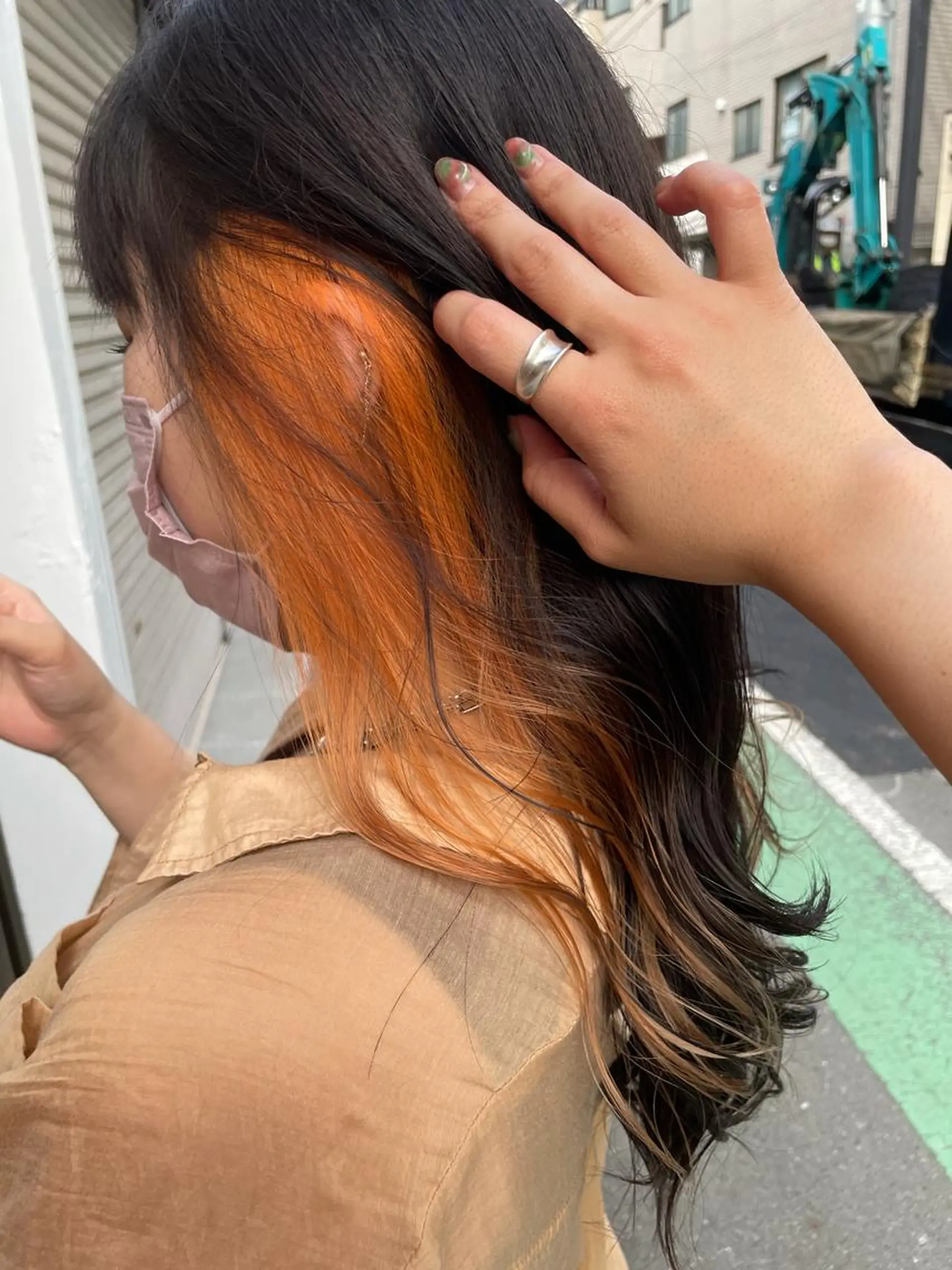 ロング カラー ヘアアレンジ REONA🪽✨薬院 レイヤーカット🫧のヘアスタイル