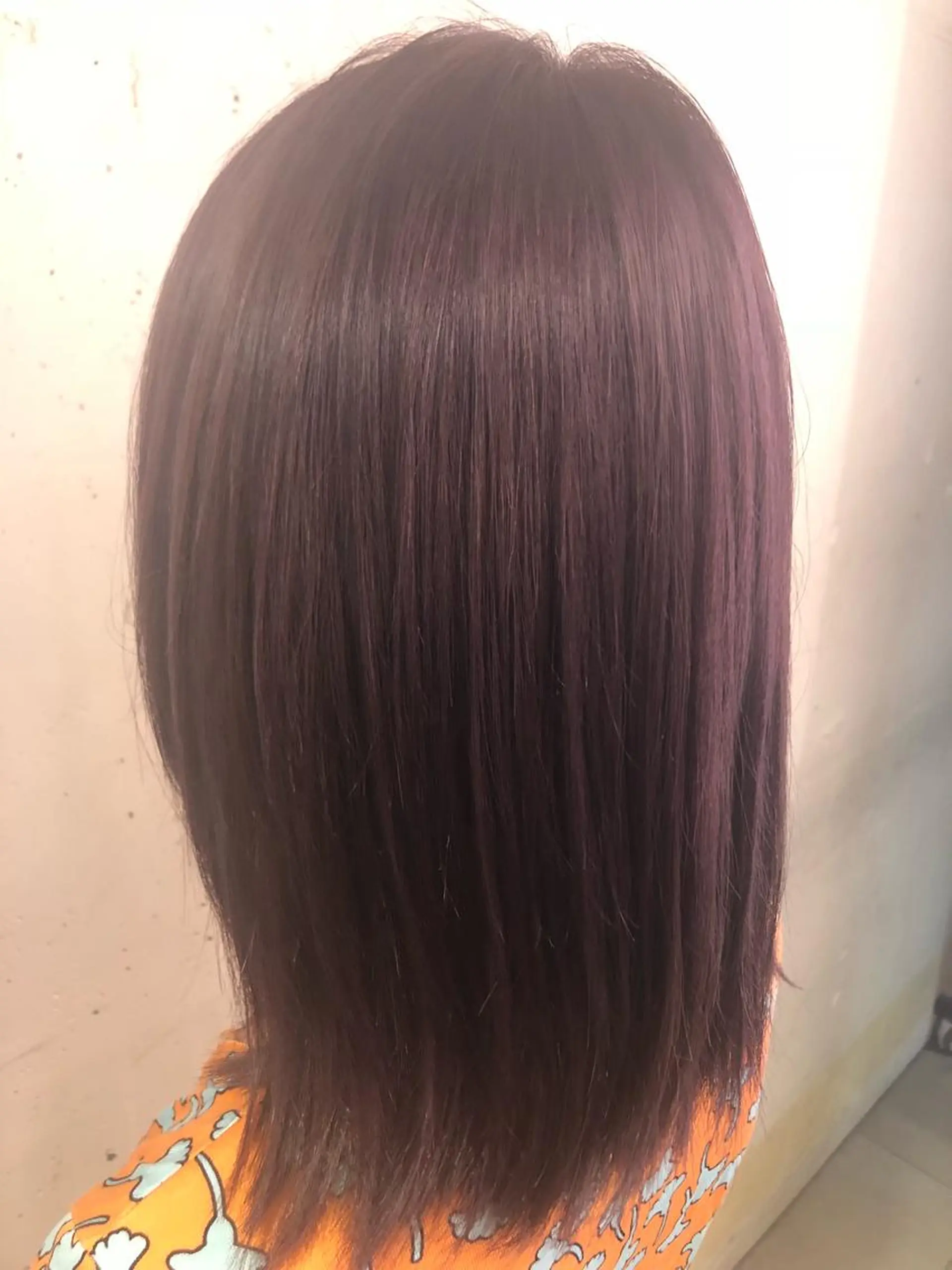 ミディアム カラー 推しカラー オタク美容師 山本のヘアスタイル