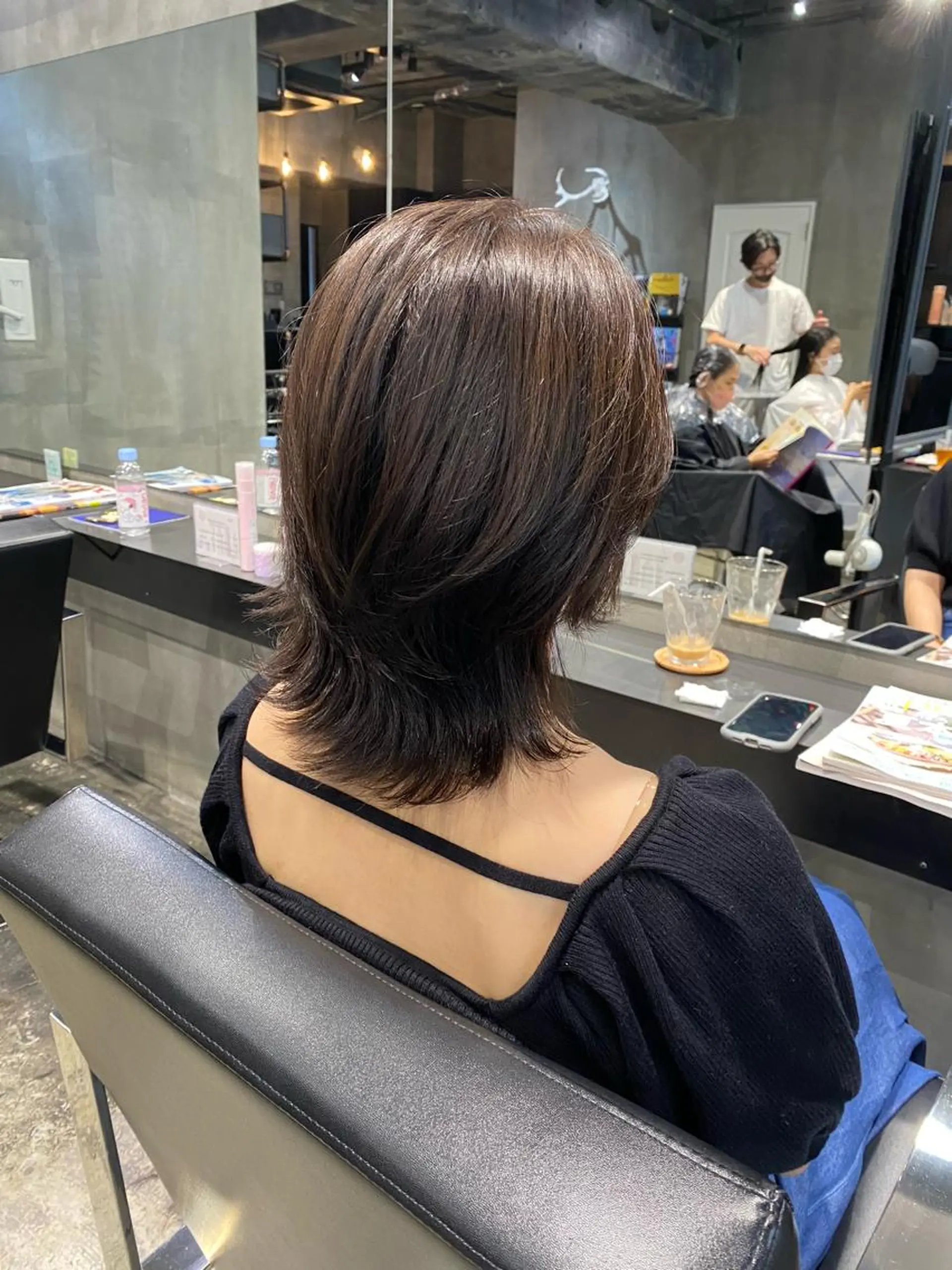 ミディアム カラー Agu hair lore沼館店所属・八戸パーマ/メンズパ ーマ/シンゴ。のヘアスタイル