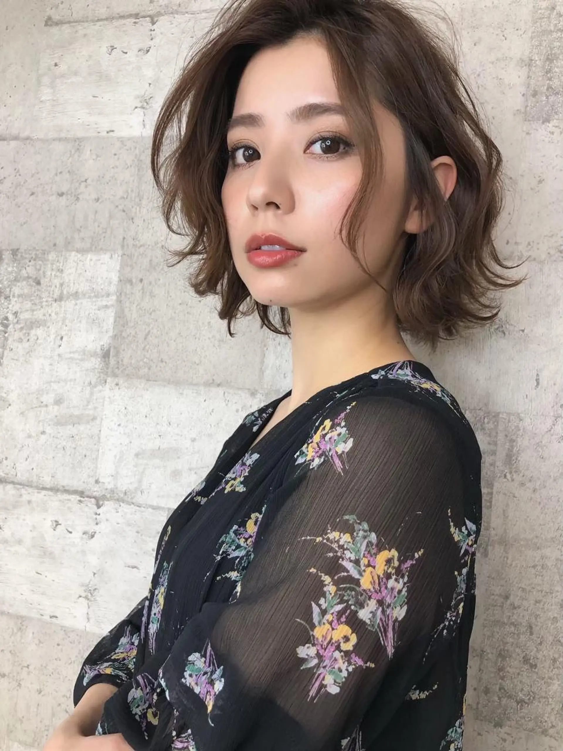 ミディアム カラー ルービック 奈良のヘアスタイル