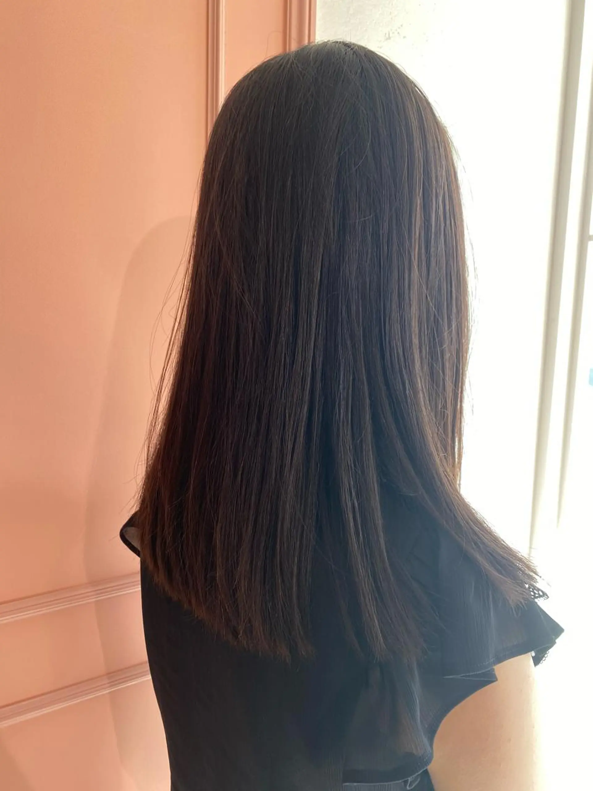 セミロング カット トリートメント 梛木 唯のヘアスタイル