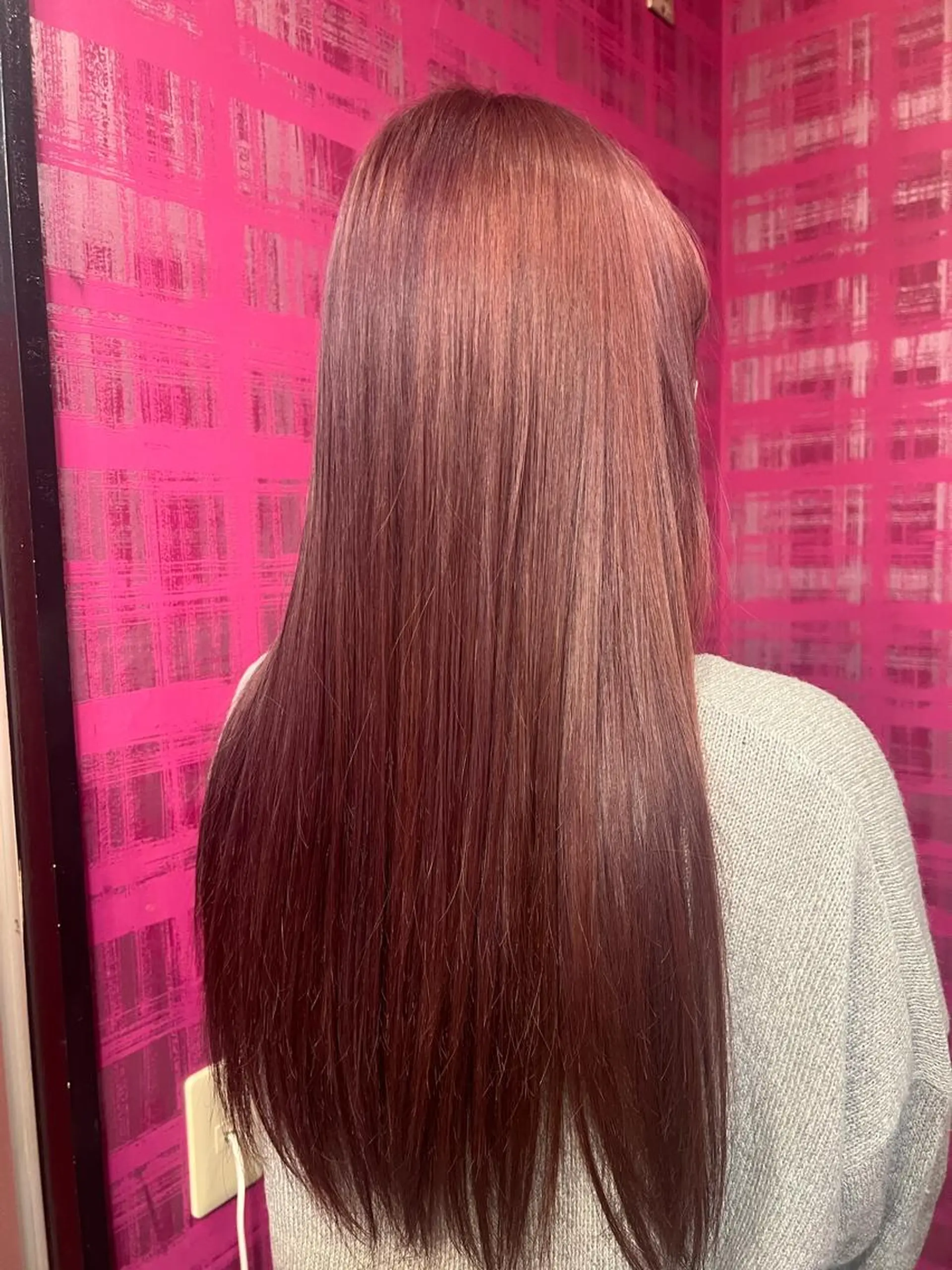 ロング カラー ラベンダーカラー ピンクカラー ピンクラベンダー 藤川 瑛梨奈のマツエク・マツパデザイン