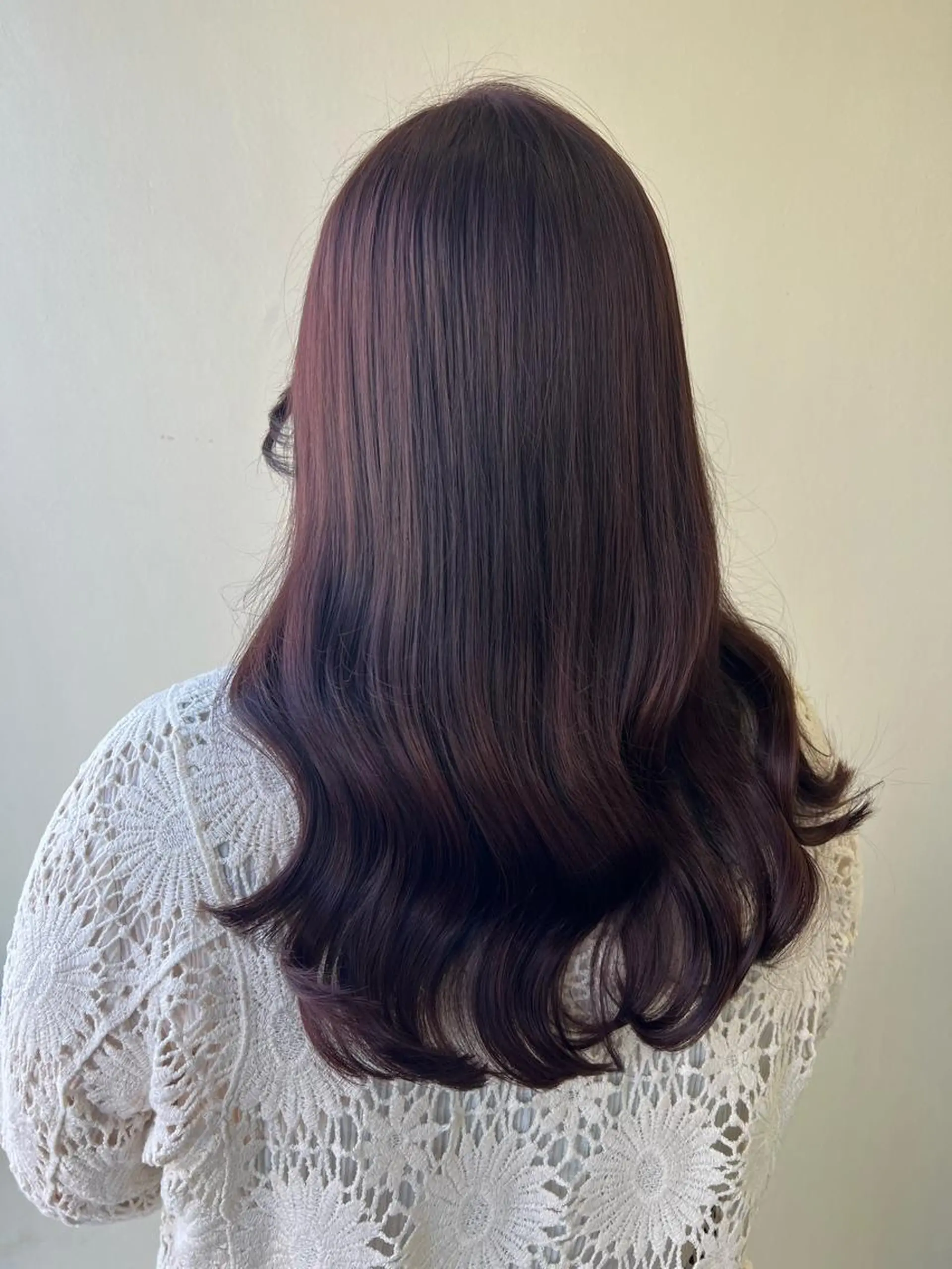 ロング アッシュ ヨシンモリ カット ヘアカラー トリートメント レイヤーカット 🇰🇷SAYAのヘアスタイル