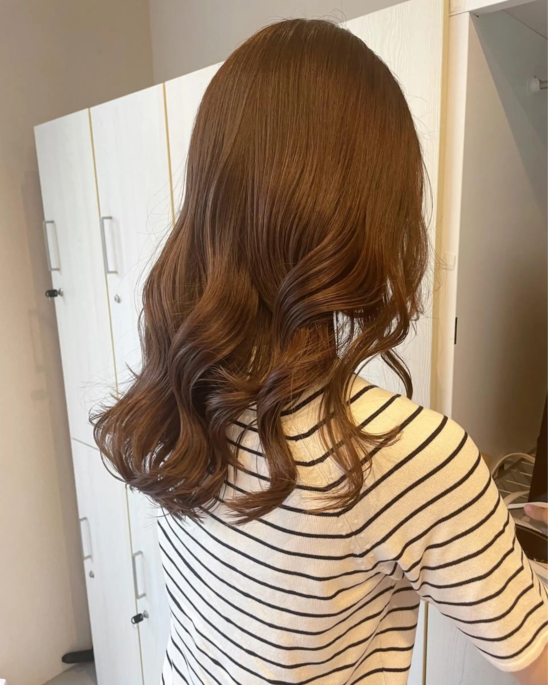 ロング カラー ラベンダーカラー ヨシンモリ 韓国風ヘア ヘアカラー トリートメント ヘアセット Masena所属・💎韓国風レイヤー /ボブ💎Namiのヘアスタイル