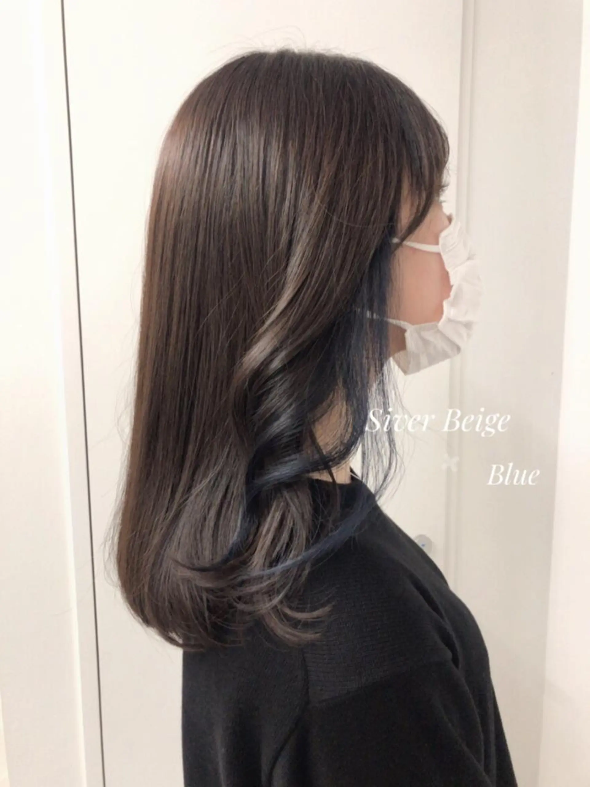 ロング ツートーンカラー カット ヘアカラー トリートメント ヘッドスパ ヘアセット ✨透明感ケアカラー✨ 長野ゆきなのヘアスタイル