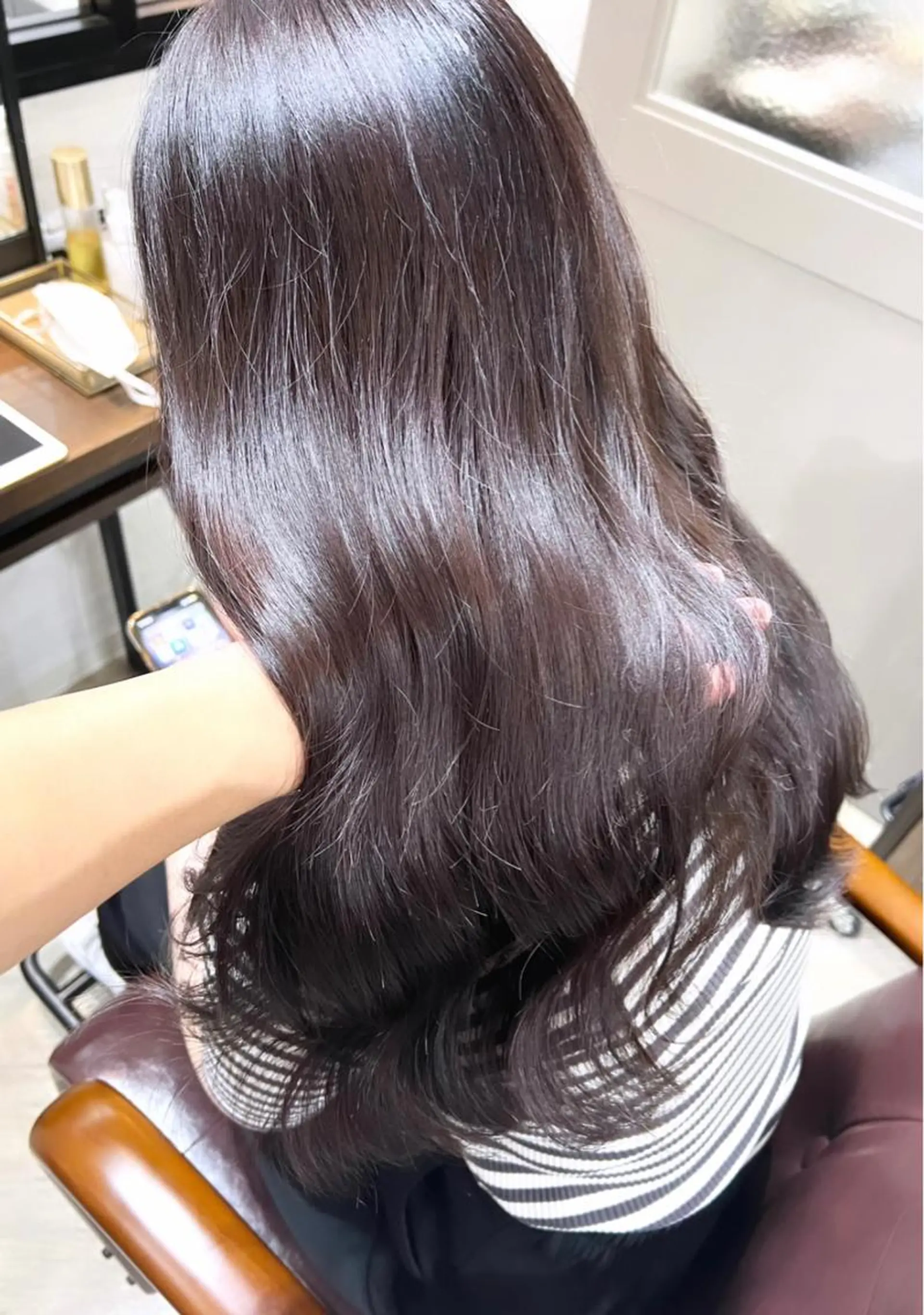 ロング カラー ヘアアレンジ 顔まわり職人🇰🇷 韓国ヘア/KAITOのヘアスタイル