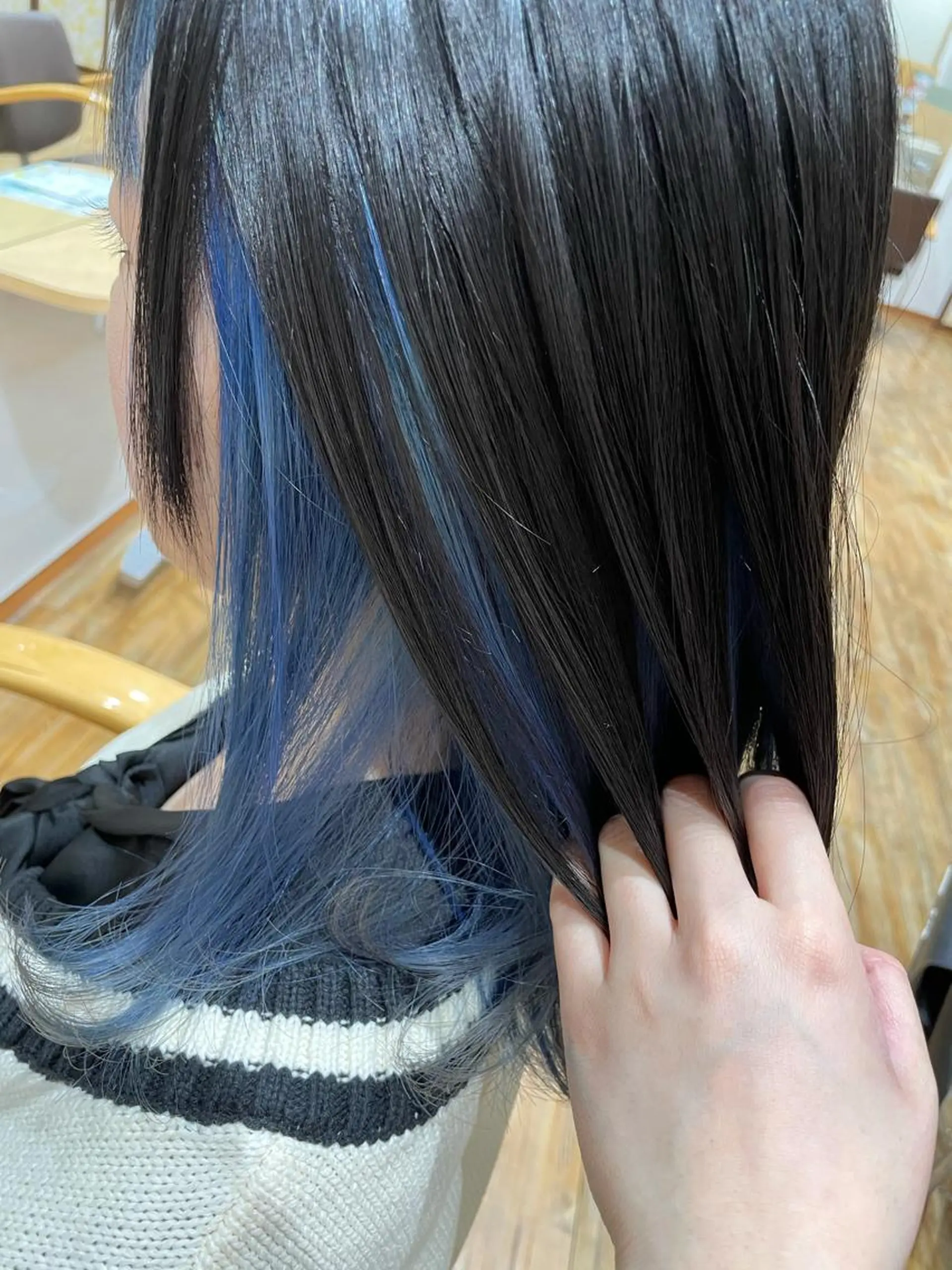 ミディアム カラー FELICE of hair 田口千尋のヘアスタイル