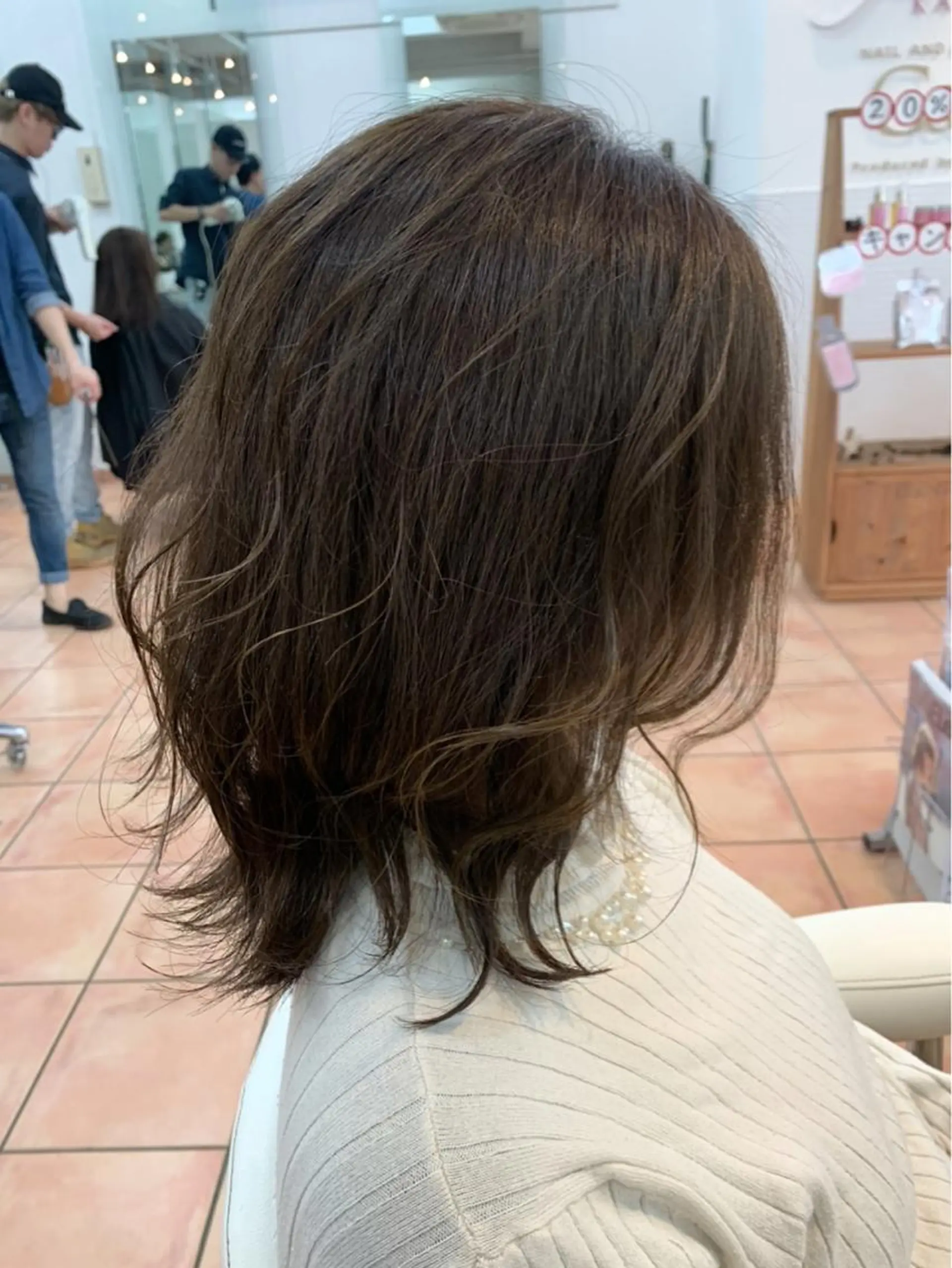 ミディアム ヘアカラー ayaka 大宮のヘアスタイル