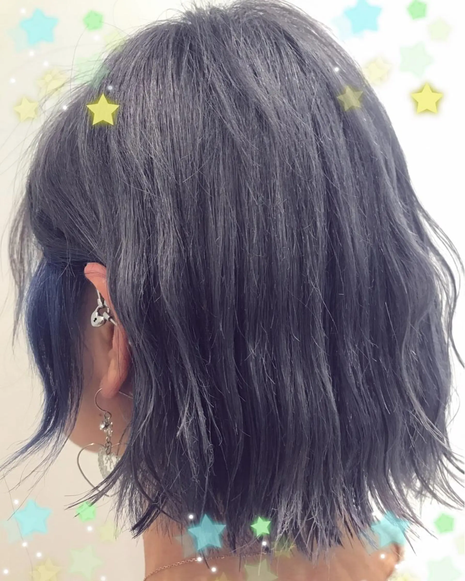 カラー ブルーカラー バイオレットカラー 新宿駅近♡個室 ♡関口三都季🌜のヘアスタイル