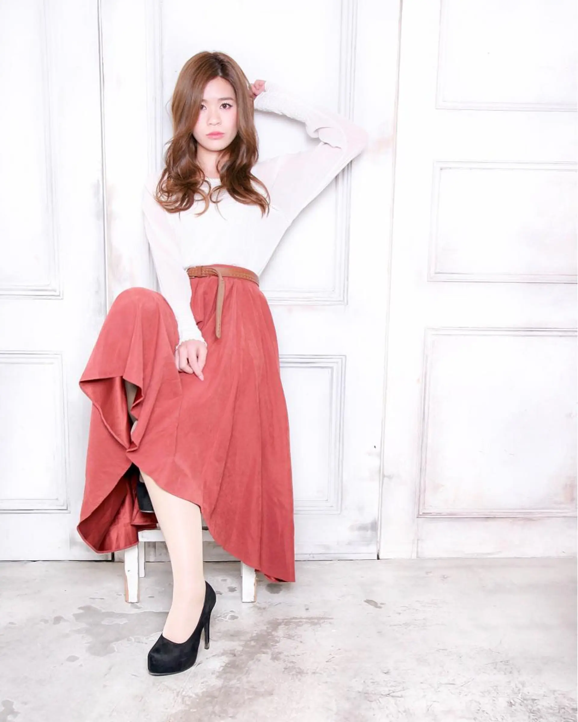 セミロング きよかず キヨカズのヘアスタイル