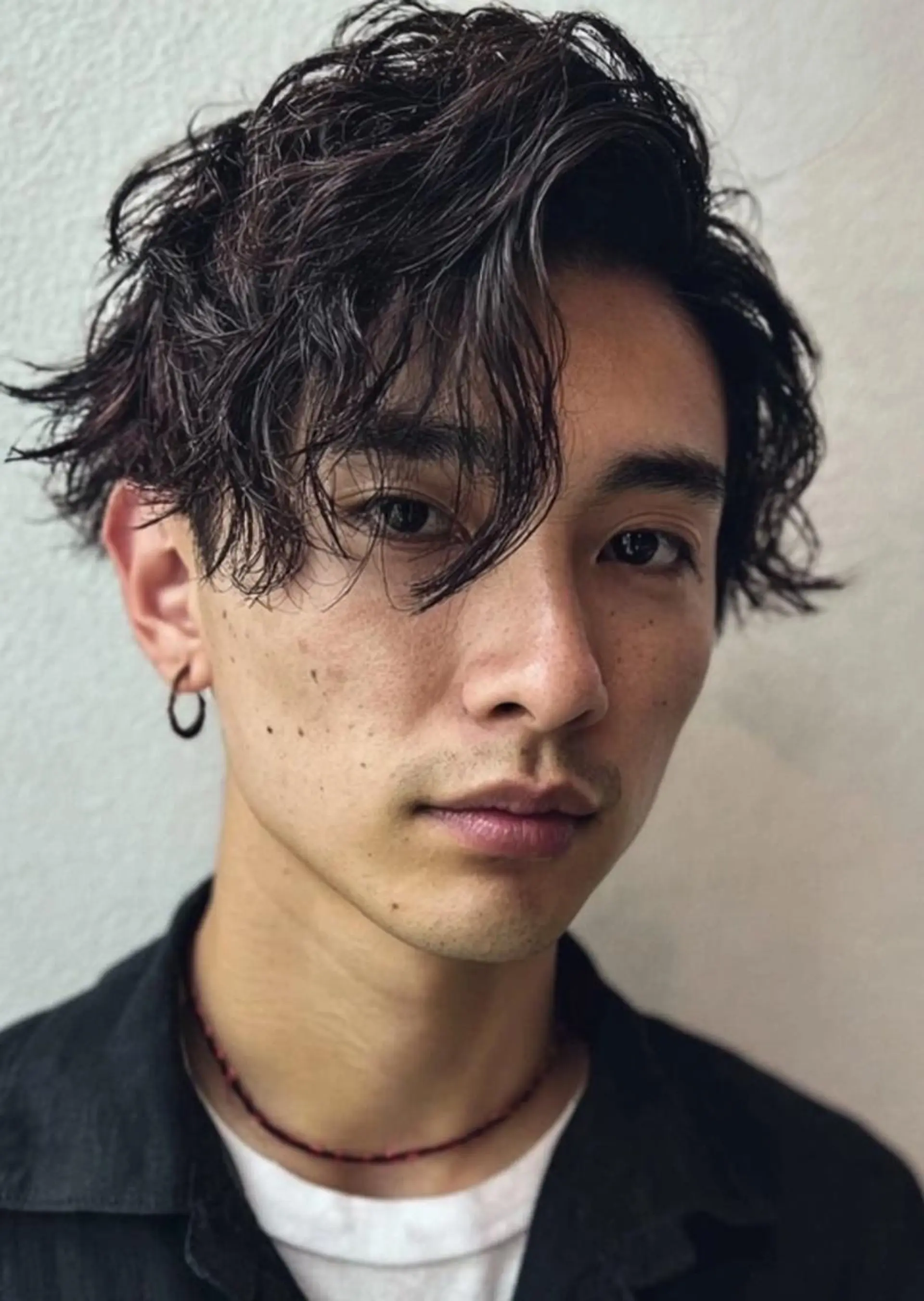 メンズ ブリーチなし透明感 カラー✨横山 佳希のヘアスタイル